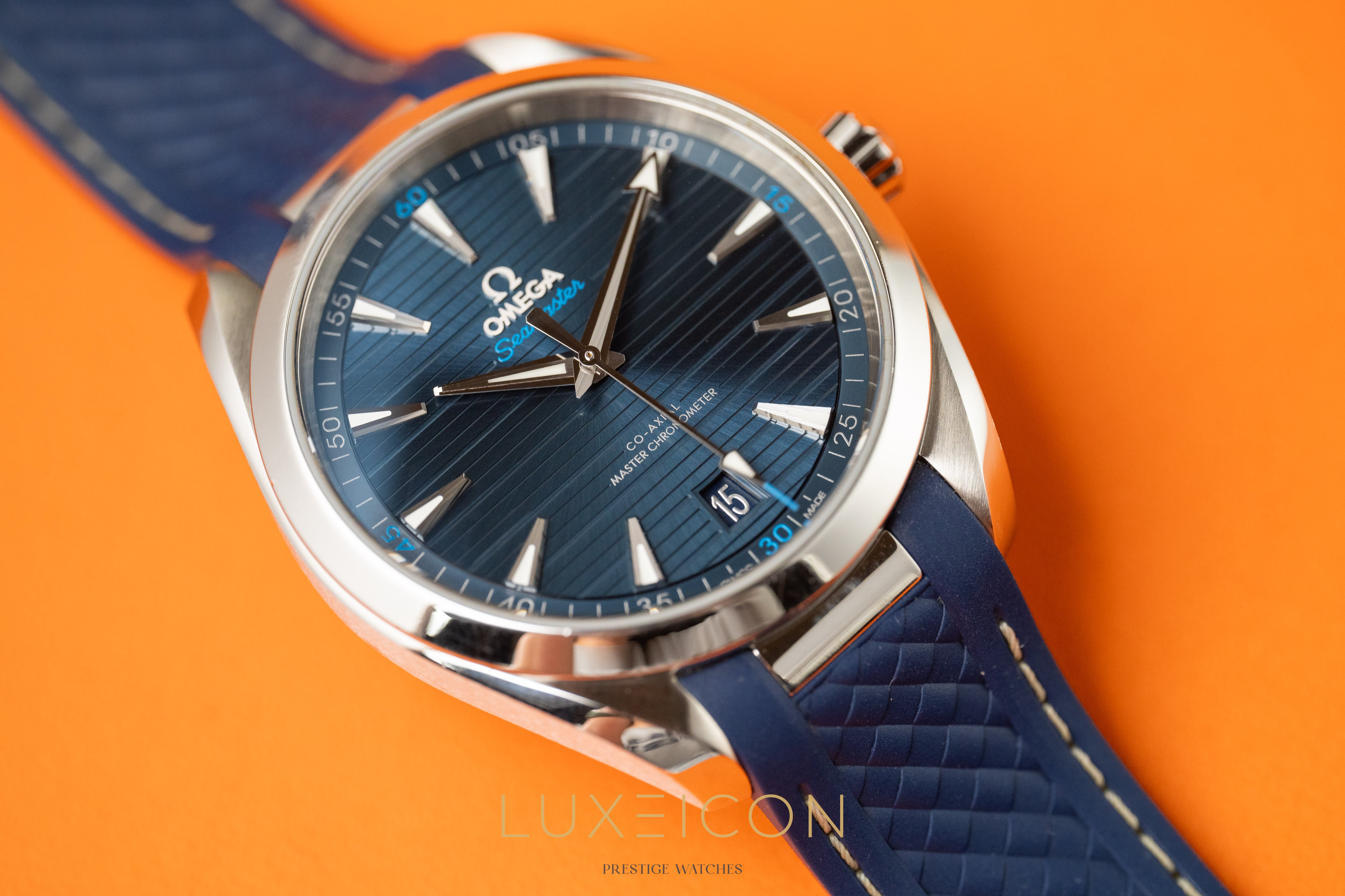 Omega Seamaster Aqua Terra Co-axial Master Chronometer Blue Dial 2023