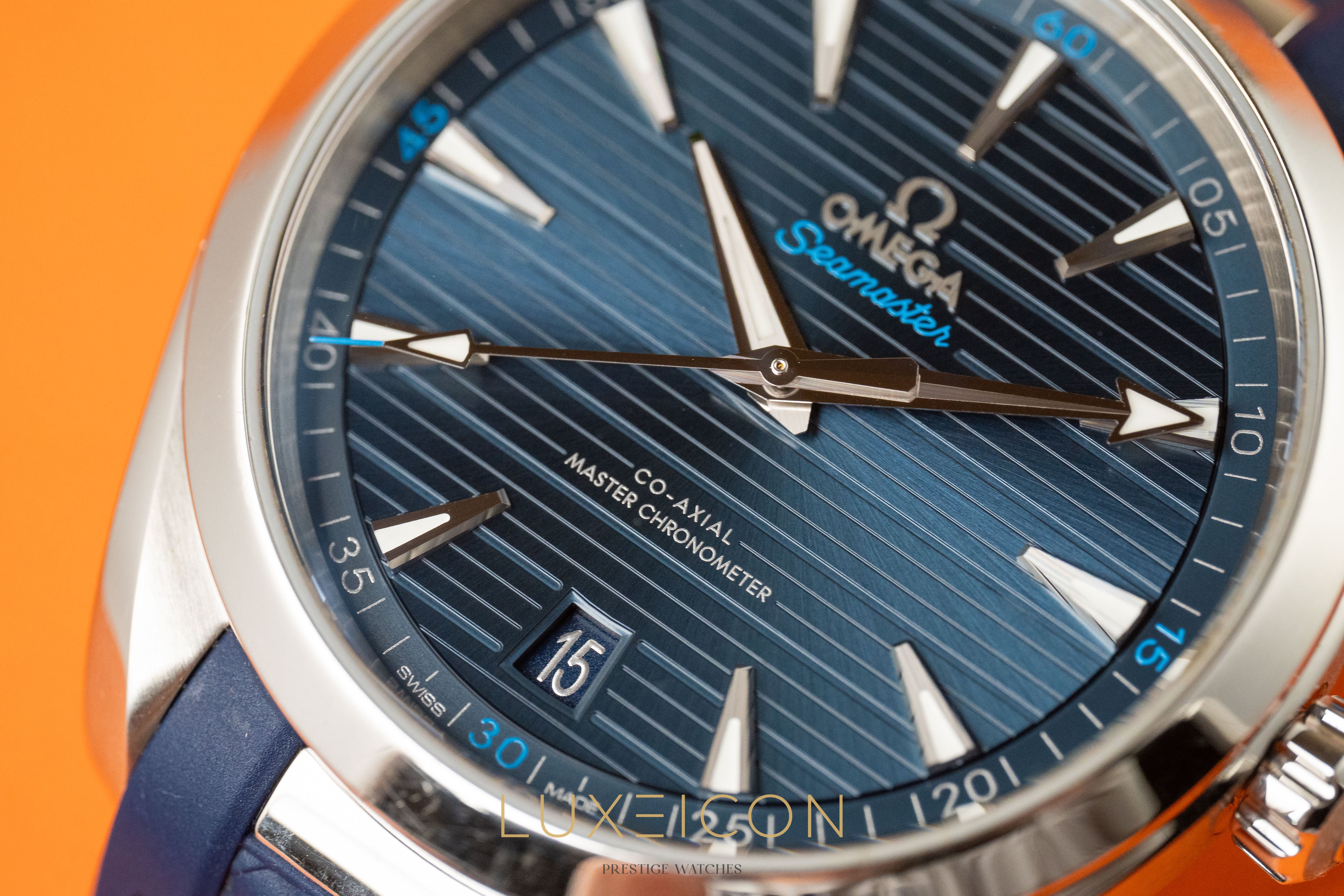 Omega Seamaster Aqua Terra Co-axial Master Chronometer Blue Dial 2023