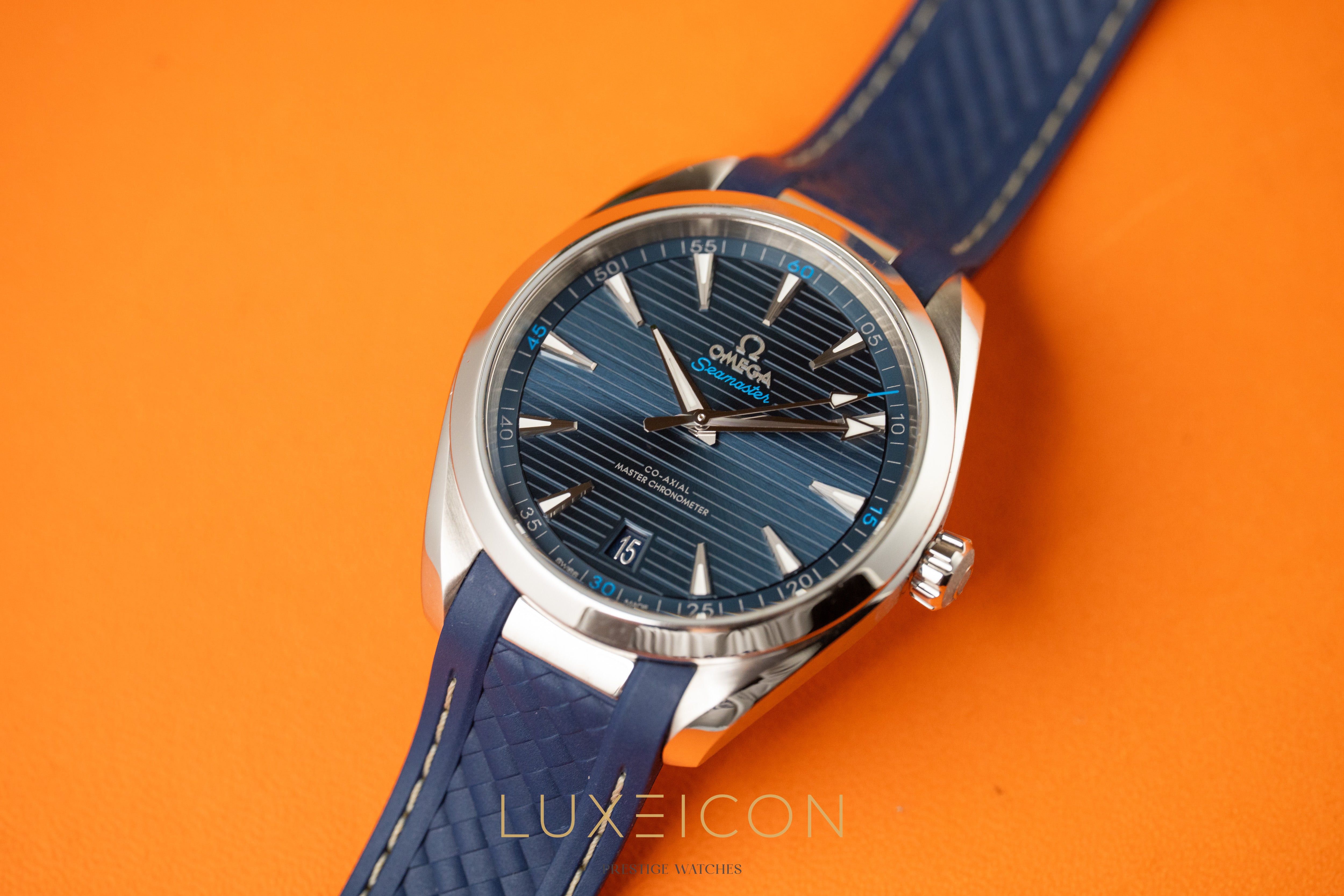 Omega Seamaster Aqua Terra Co-axial Master Chronometer Blue Dial 2023