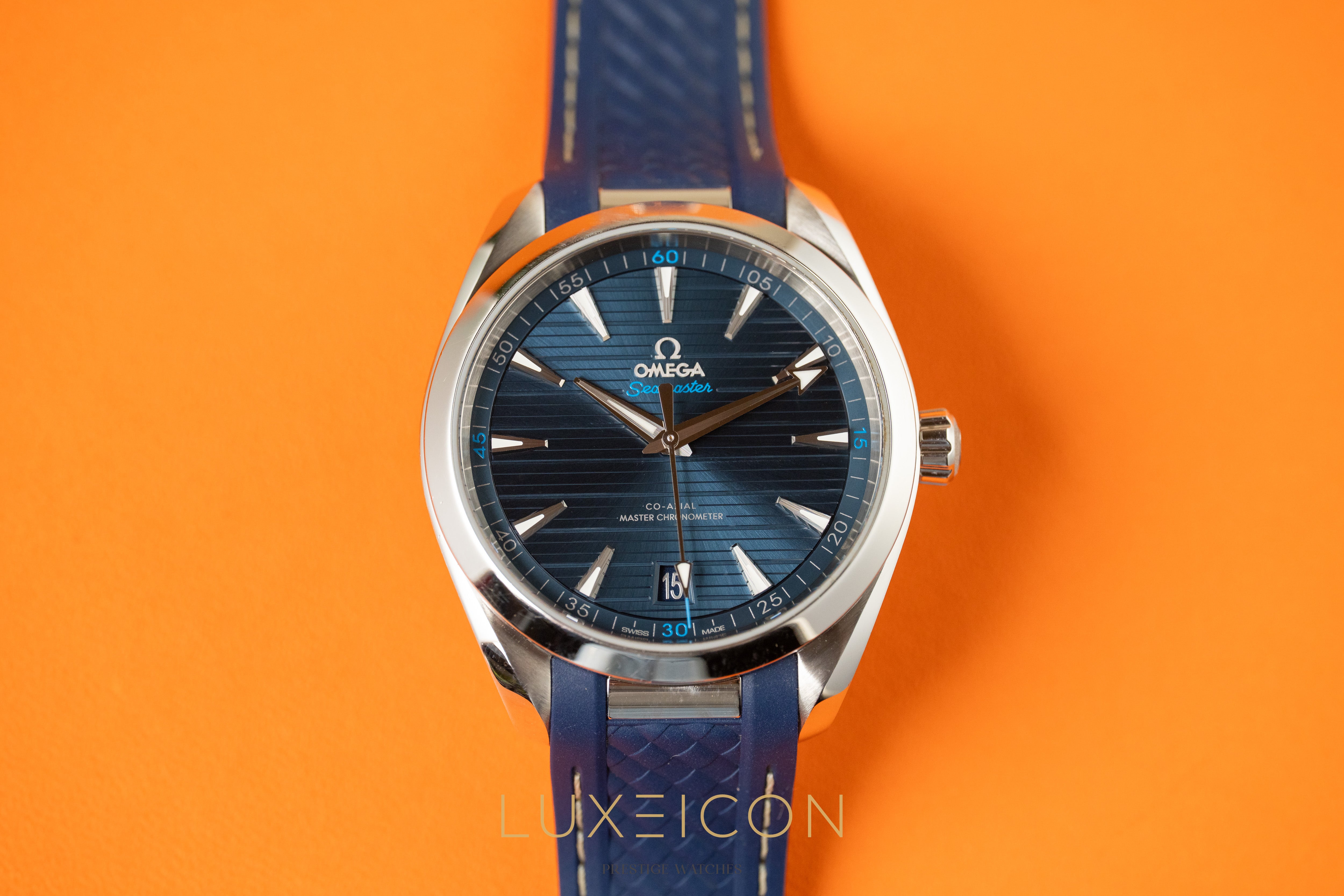 Omega Seamaster Aqua Terra Co-axial Master Chronometer Blue Dial 2023