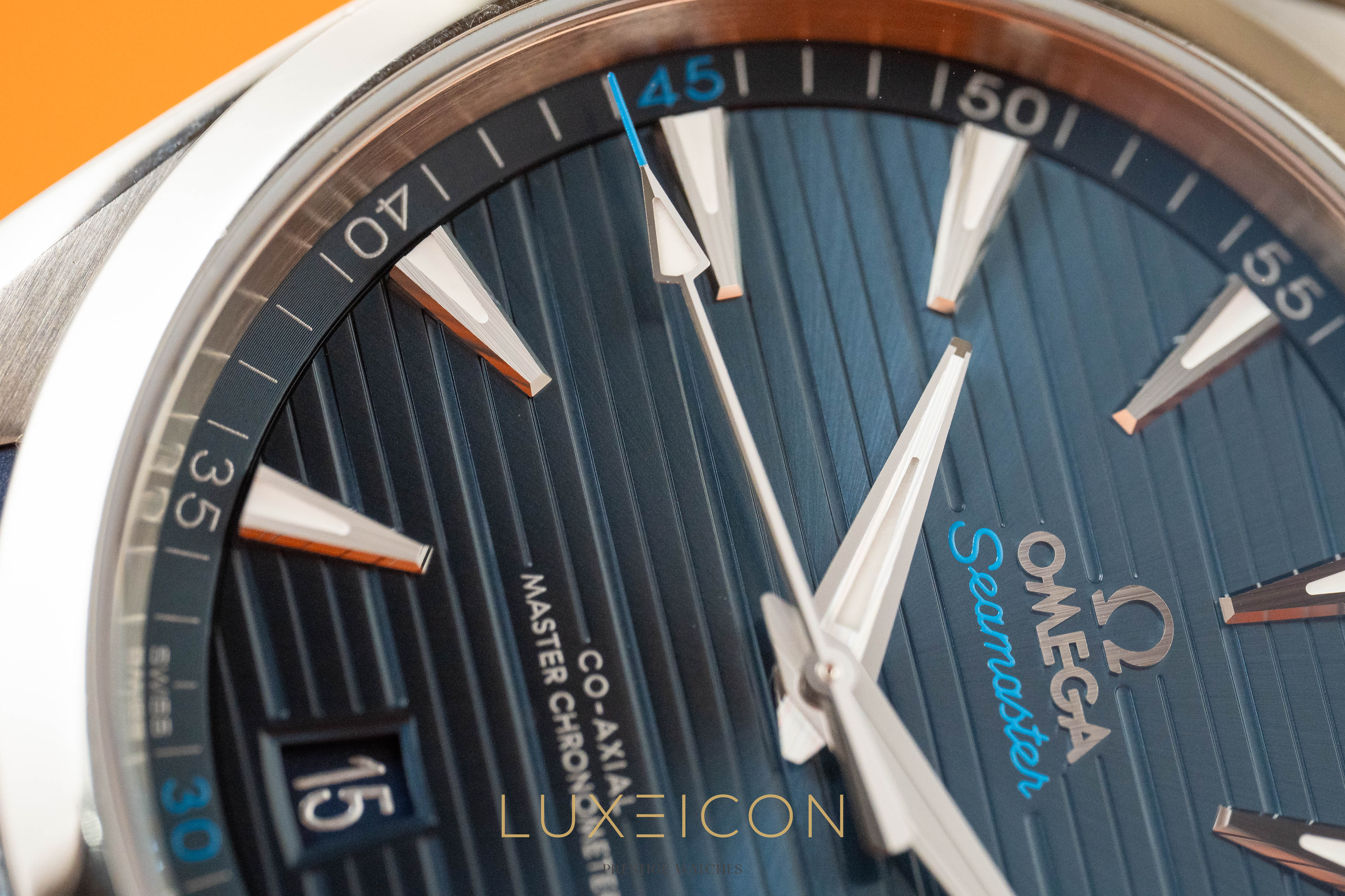 Omega Seamaster Aqua Terra Co-axial Master Chronometer Blue Dial 2023