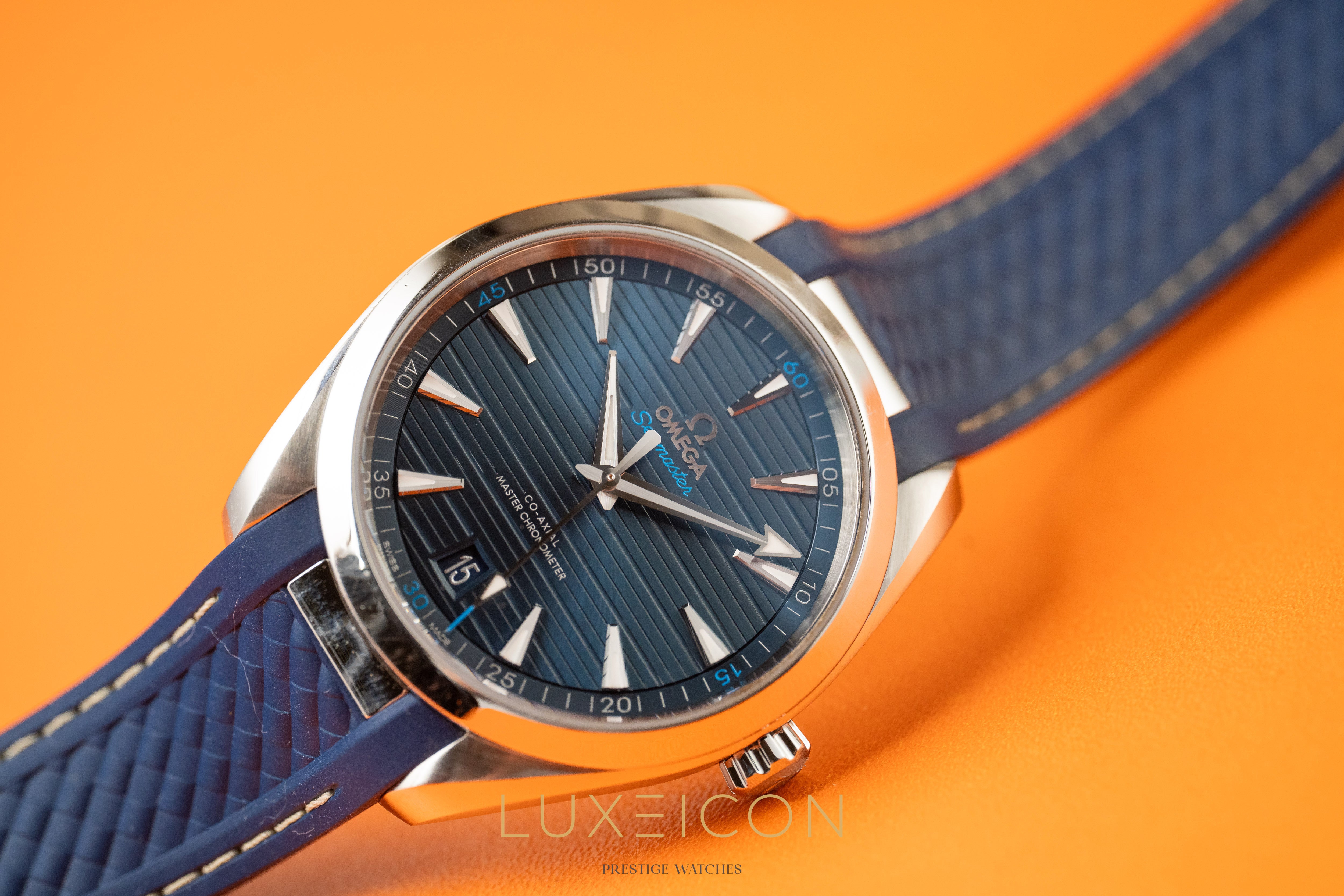 Omega Seamaster Aqua Terra Co-axial Master Chronometer Blue Dial 2023