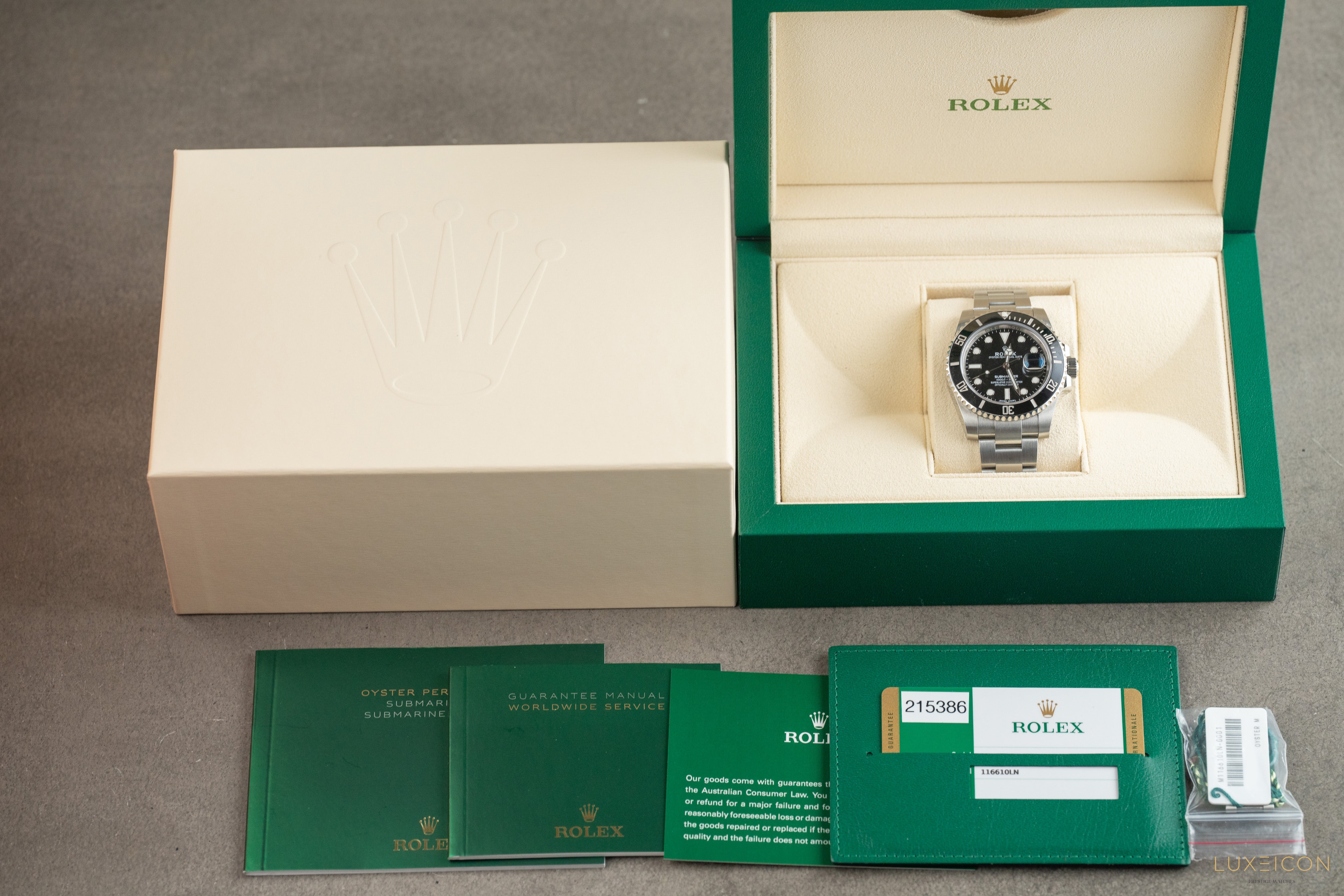 Rolex Submariner Date 116610LN Steel Black Ceramic Bezel 40mm 2020