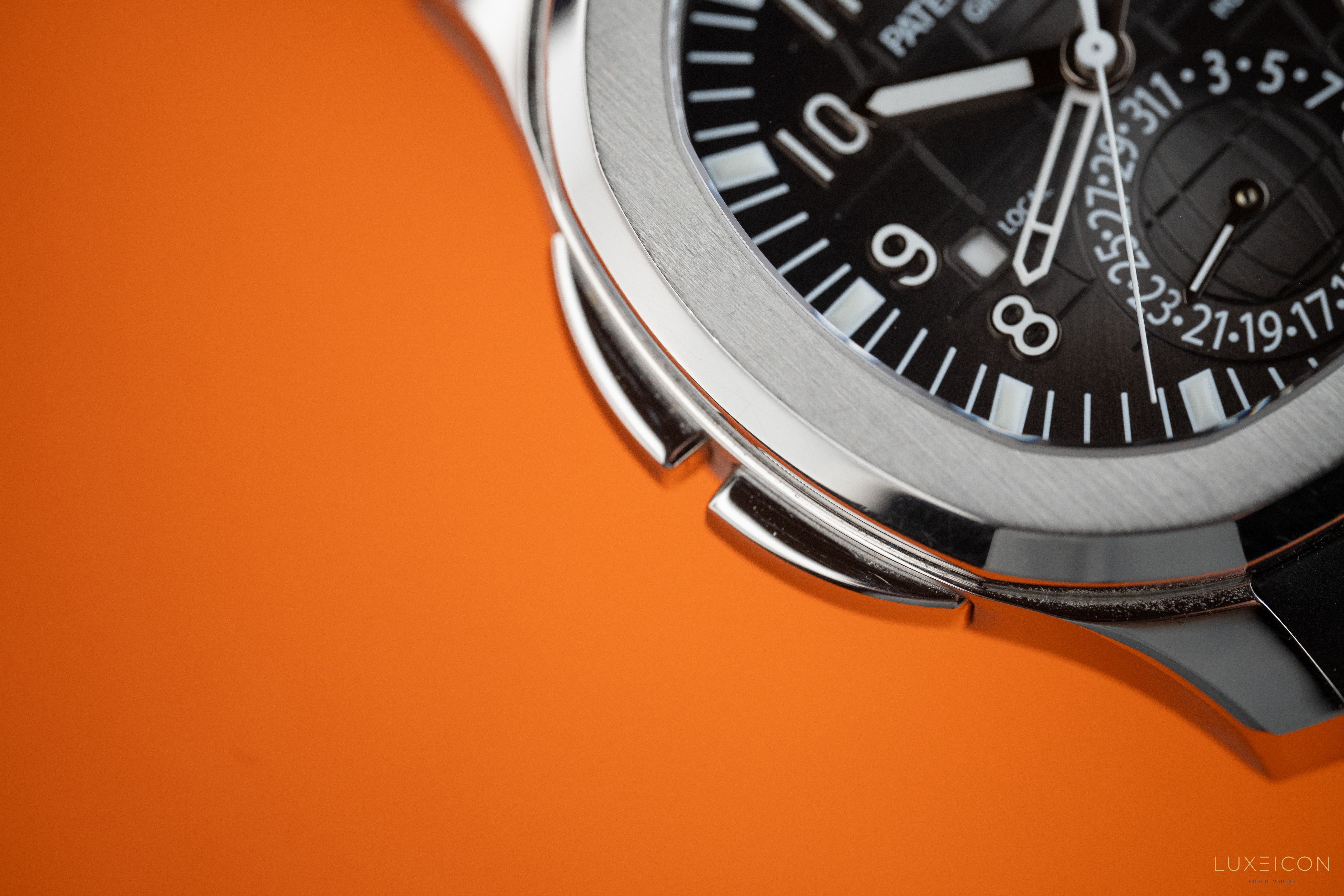Patek Philippe Aquanaut Travel Time Steel Black Dial Dual Time Zone 5164A-001 2020