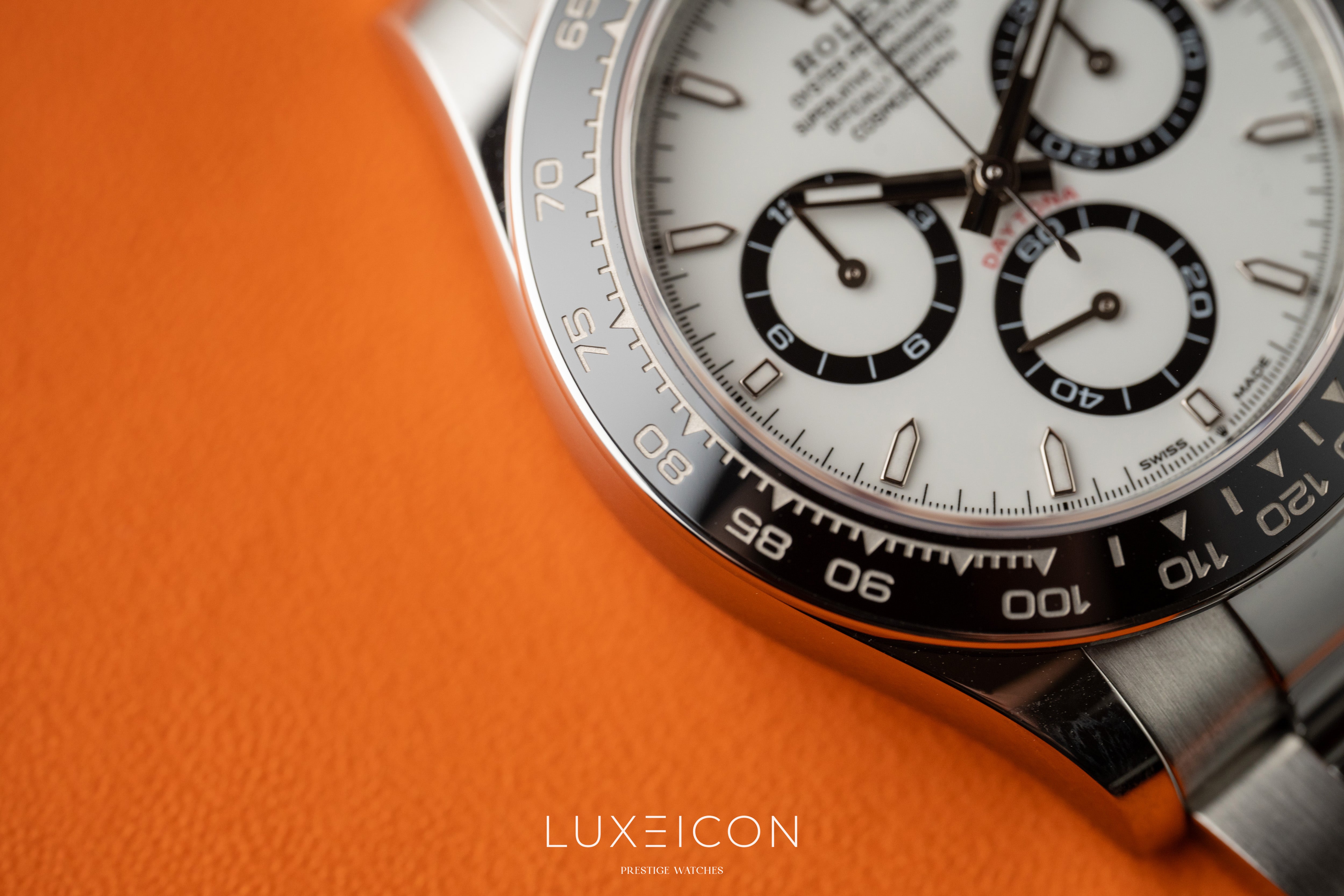 Rolex Daytona Cosmograph White Dial Ceramic Bezel Panda 40mm 126500LN