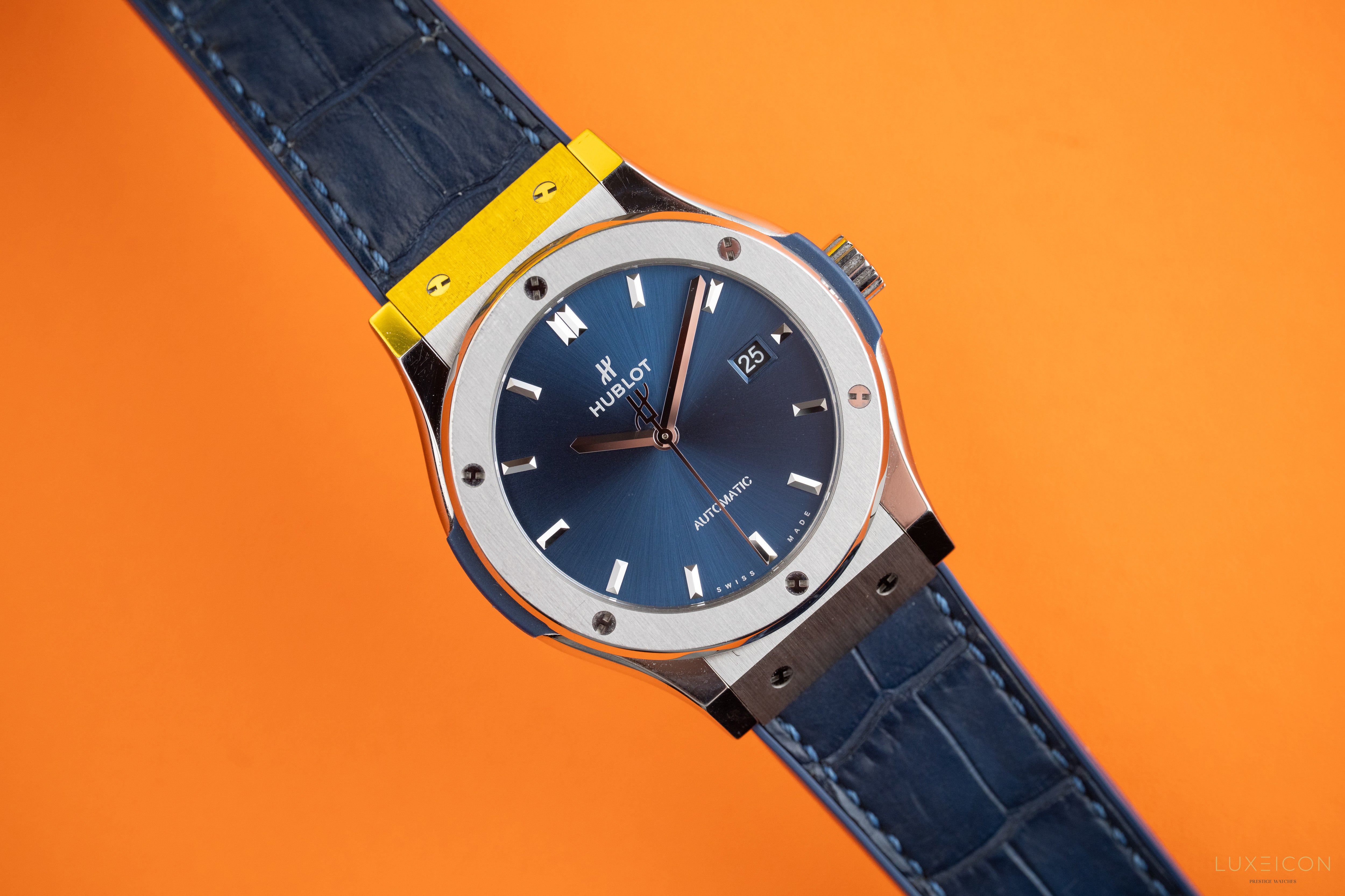 Hublot Classic Fusion Blue 542.NX.7170.LR Automatic Titanium