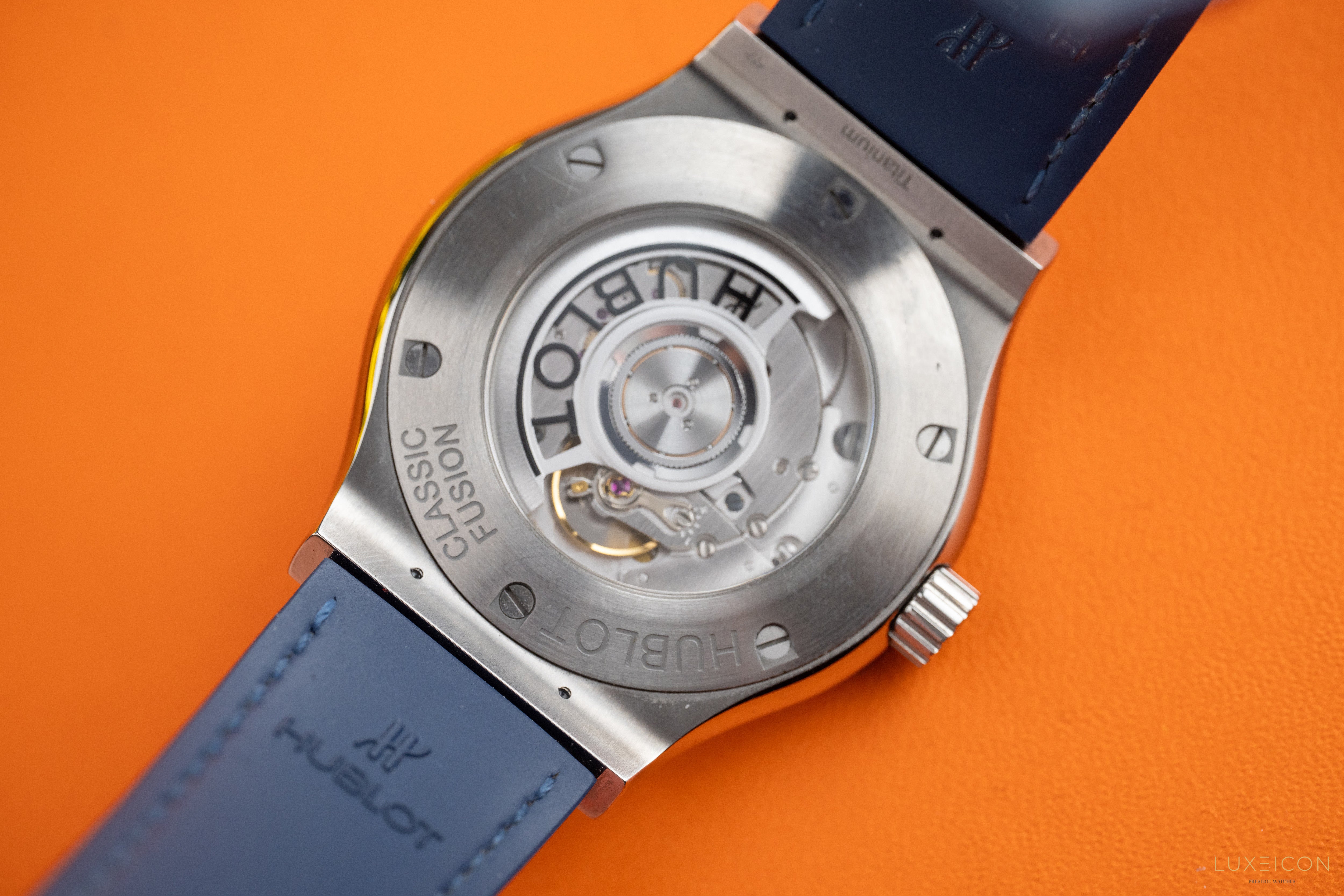 Hublot Classic Fusion Blue 542.NX.7170.LR Automatic Titanium
