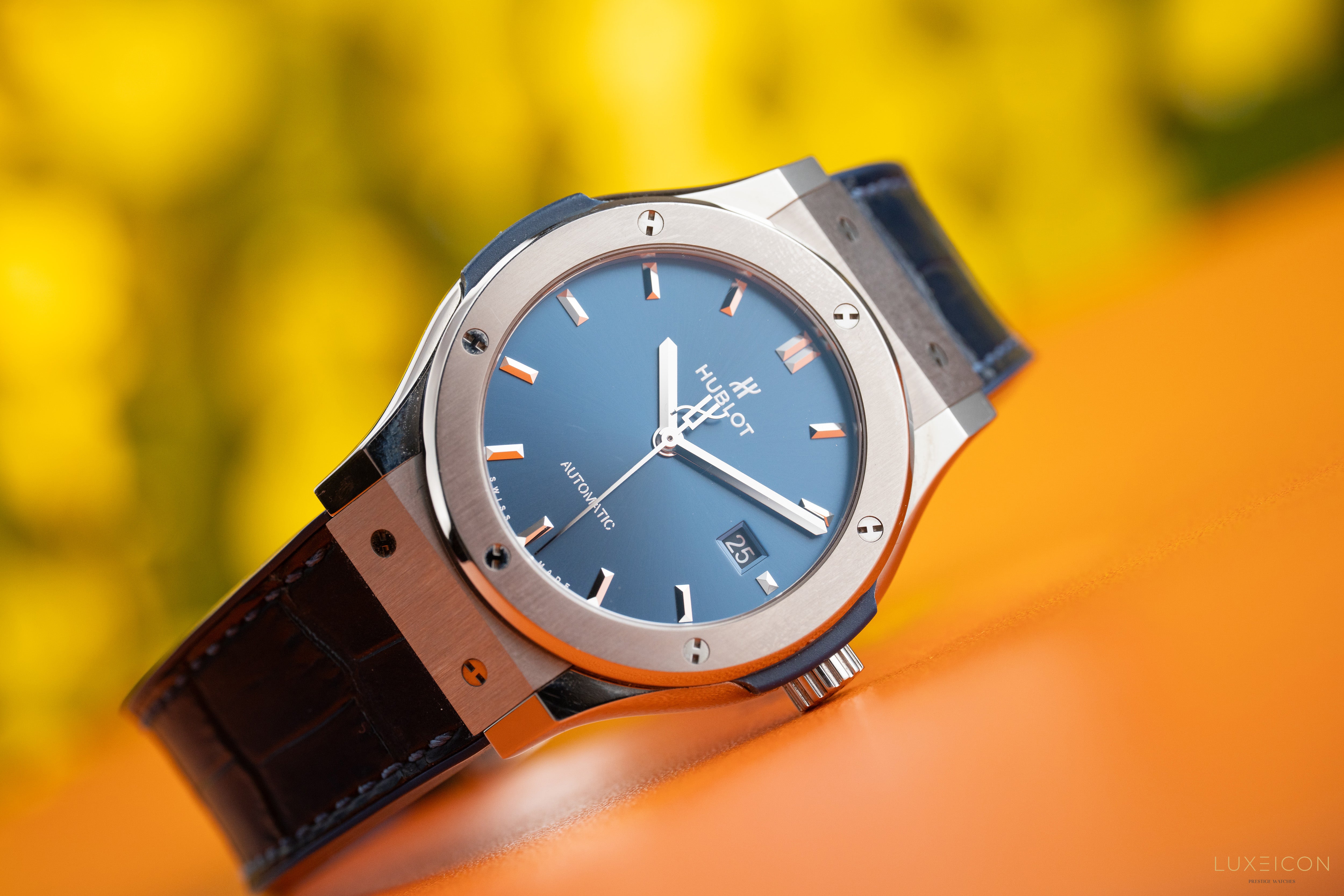 Hublot Classic Fusion Blue 542.NX.7170.LR Automatic Titanium