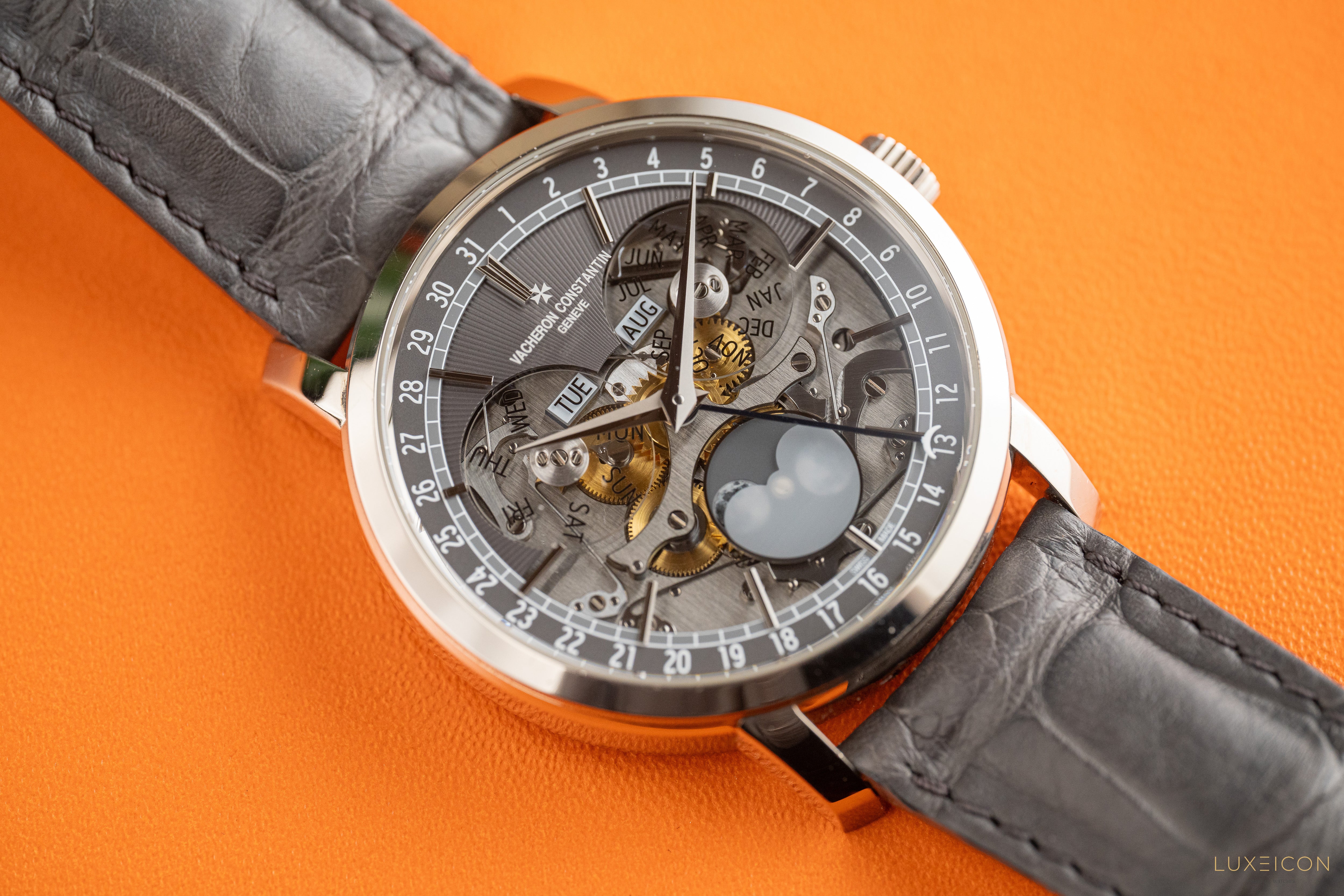 Vacheron Constantin Traditionnelle White Gold Complete Calendar Openface 4020T/000G-B655