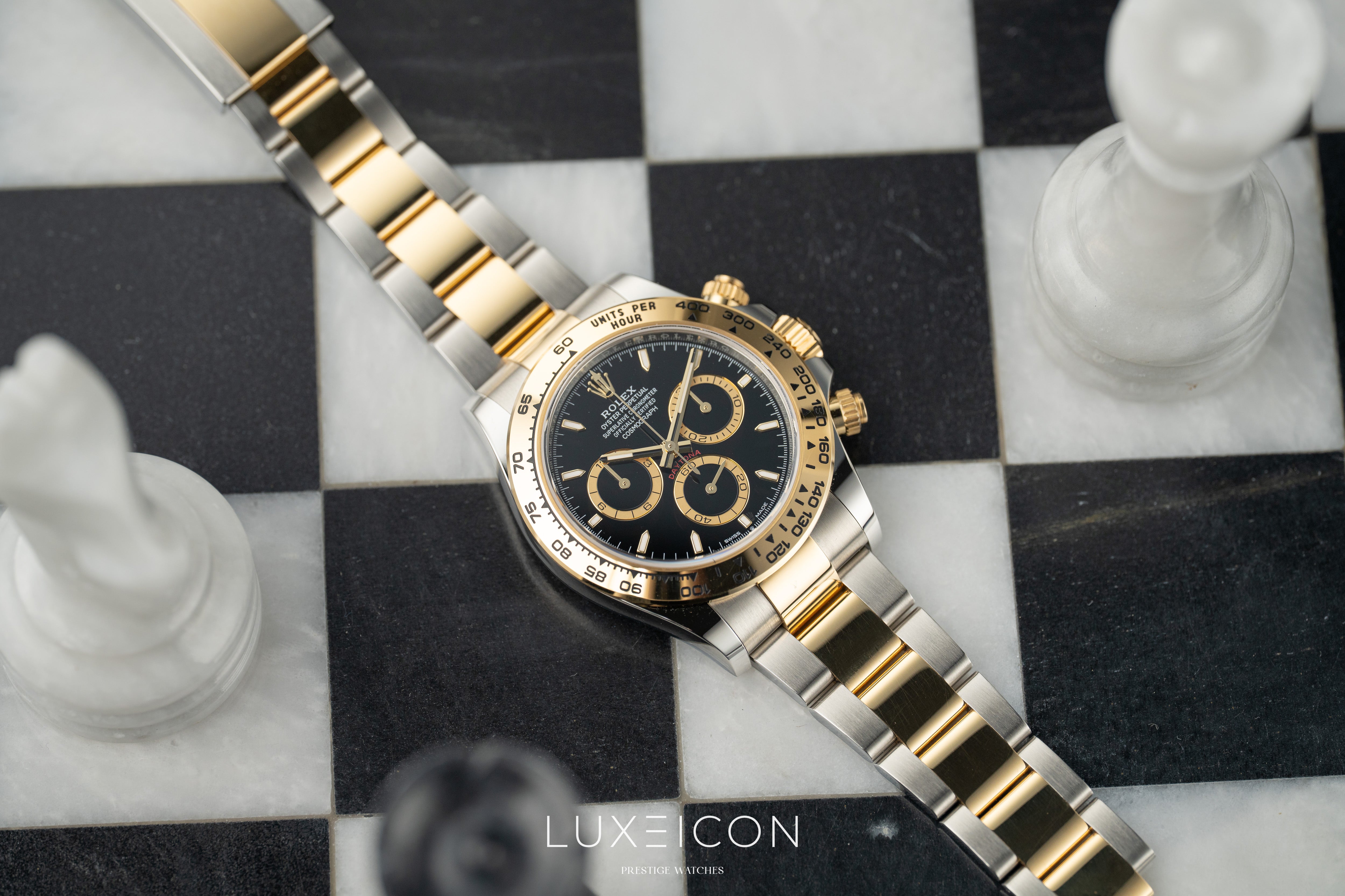 Rolex Daytona Cosmograph 126503 Two Tone Yellow Gold Steel Black Dial 2025