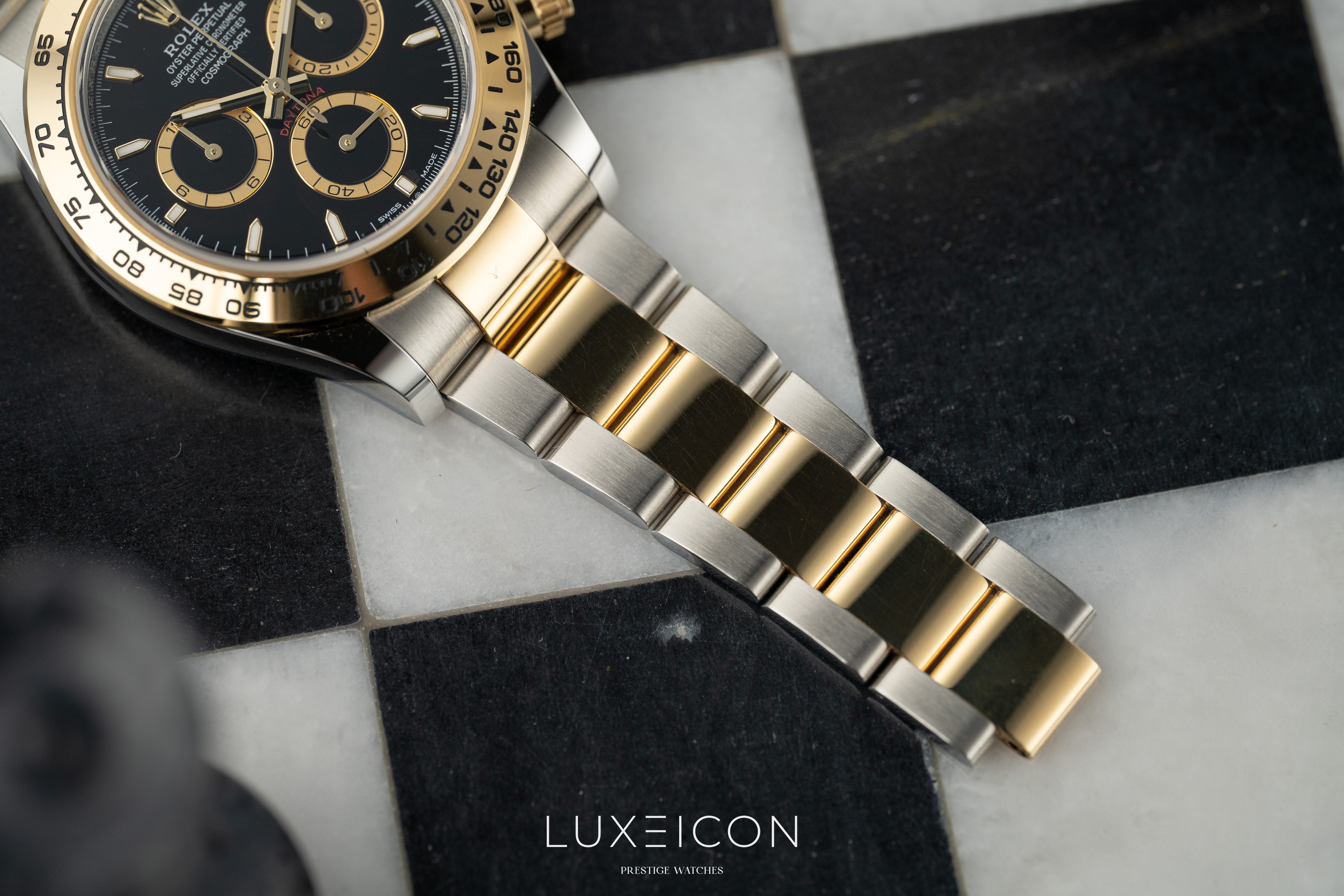Rolex Daytona Cosmograph 126503 Two Tone Yellow Gold Steel Black Dial 2025