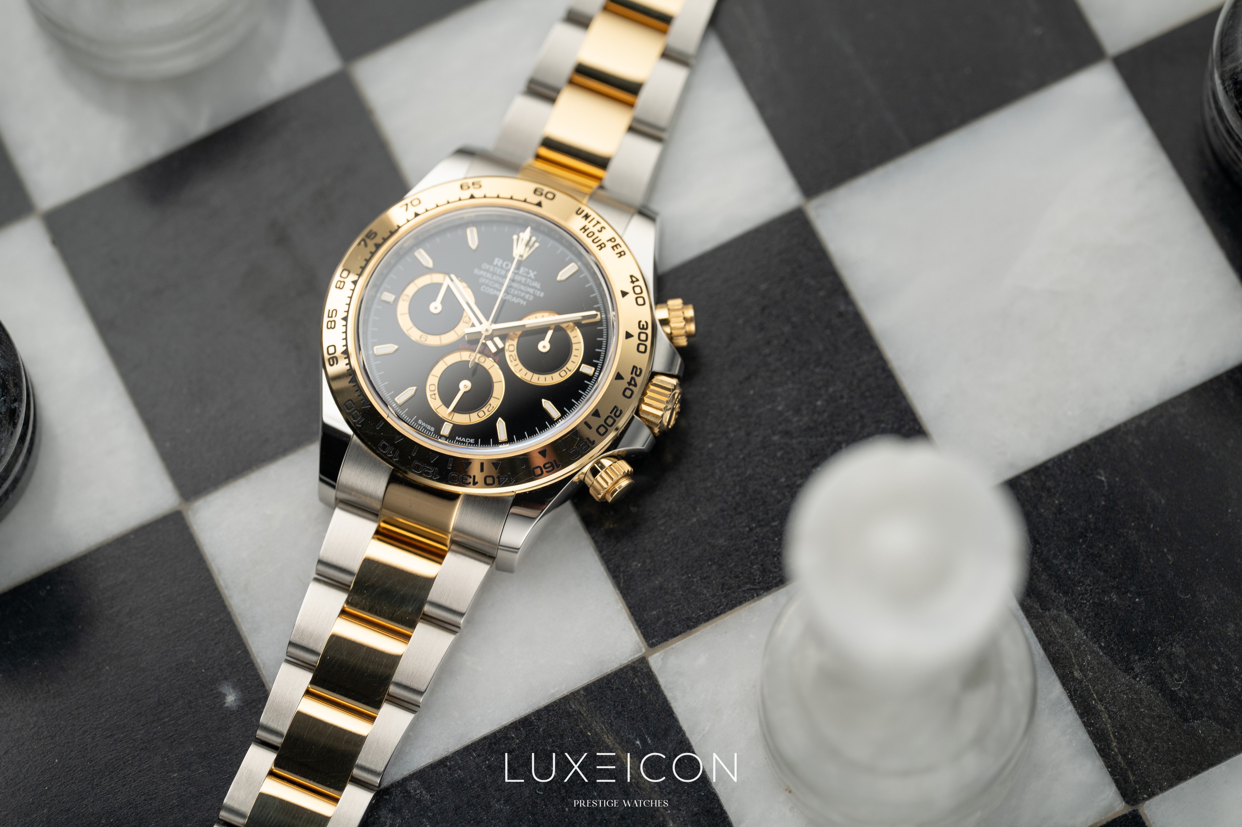 Rolex Daytona Cosmograph 126503 Two Tone Yellow Gold Steel Black Dial 2025