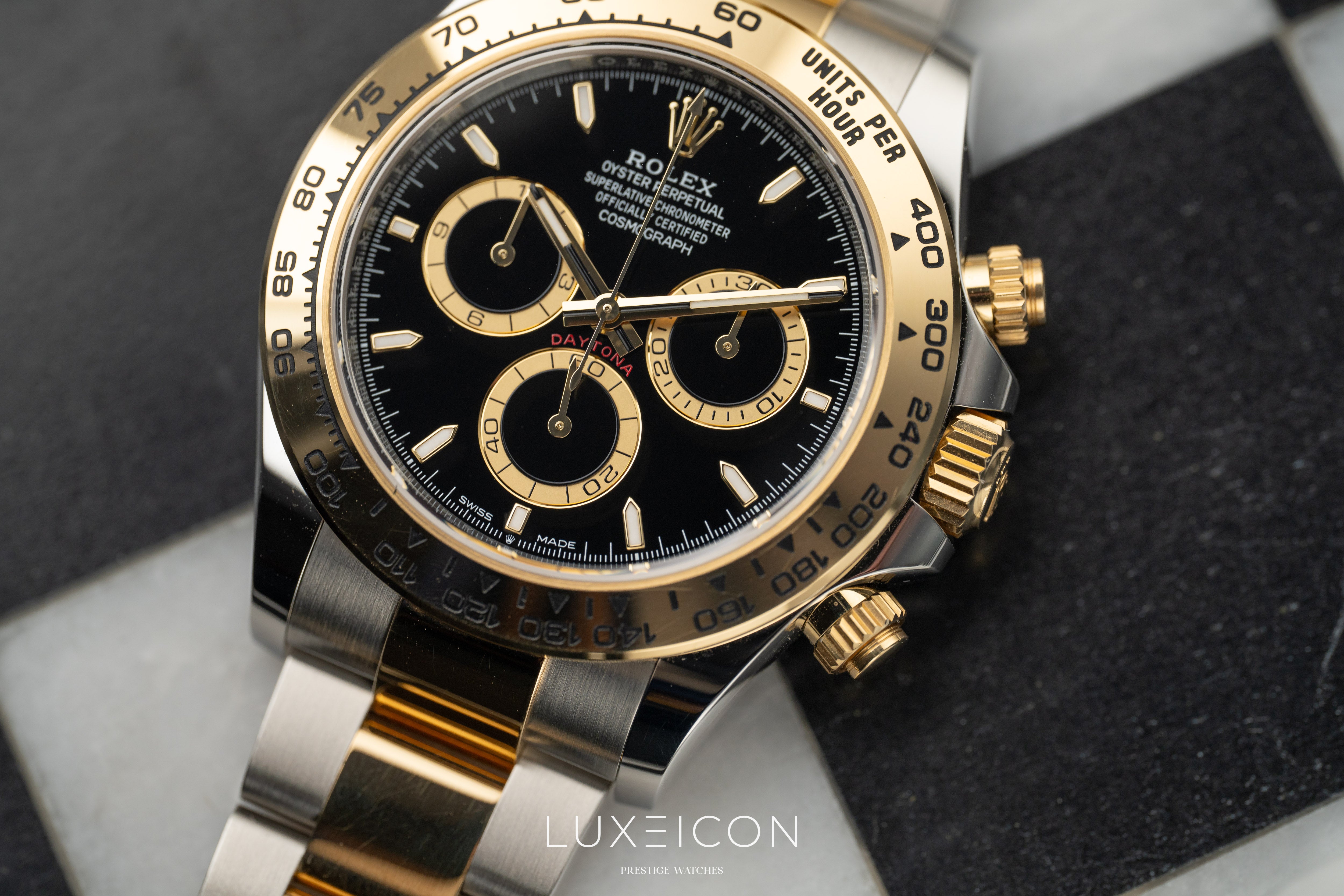 Rolex Daytona Cosmograph 126503 Two Tone Yellow Gold Steel Black Dial 2025