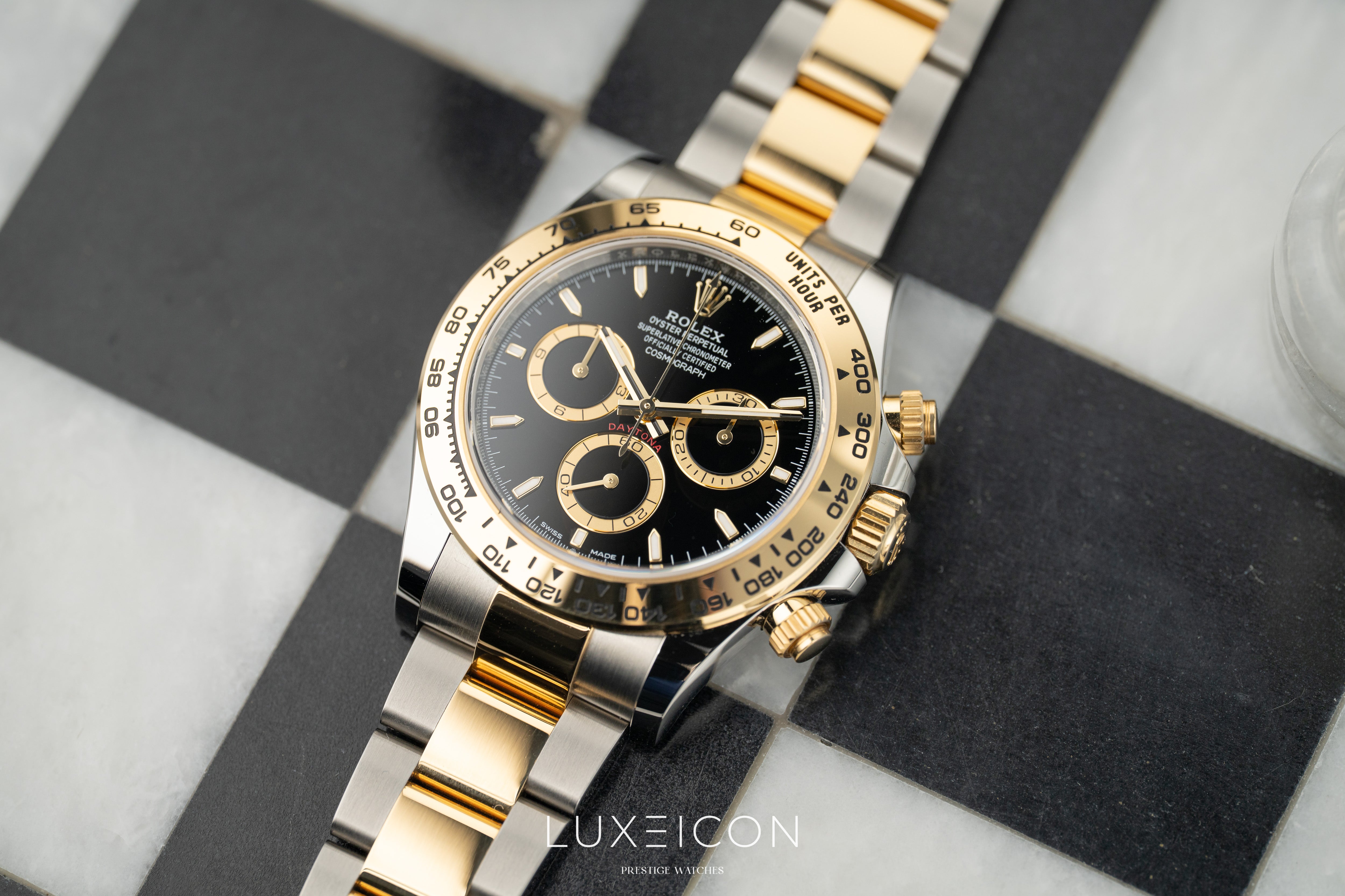 Rolex Daytona Cosmograph 126503 Two Tone Yellow Gold Steel Black Dial 2025