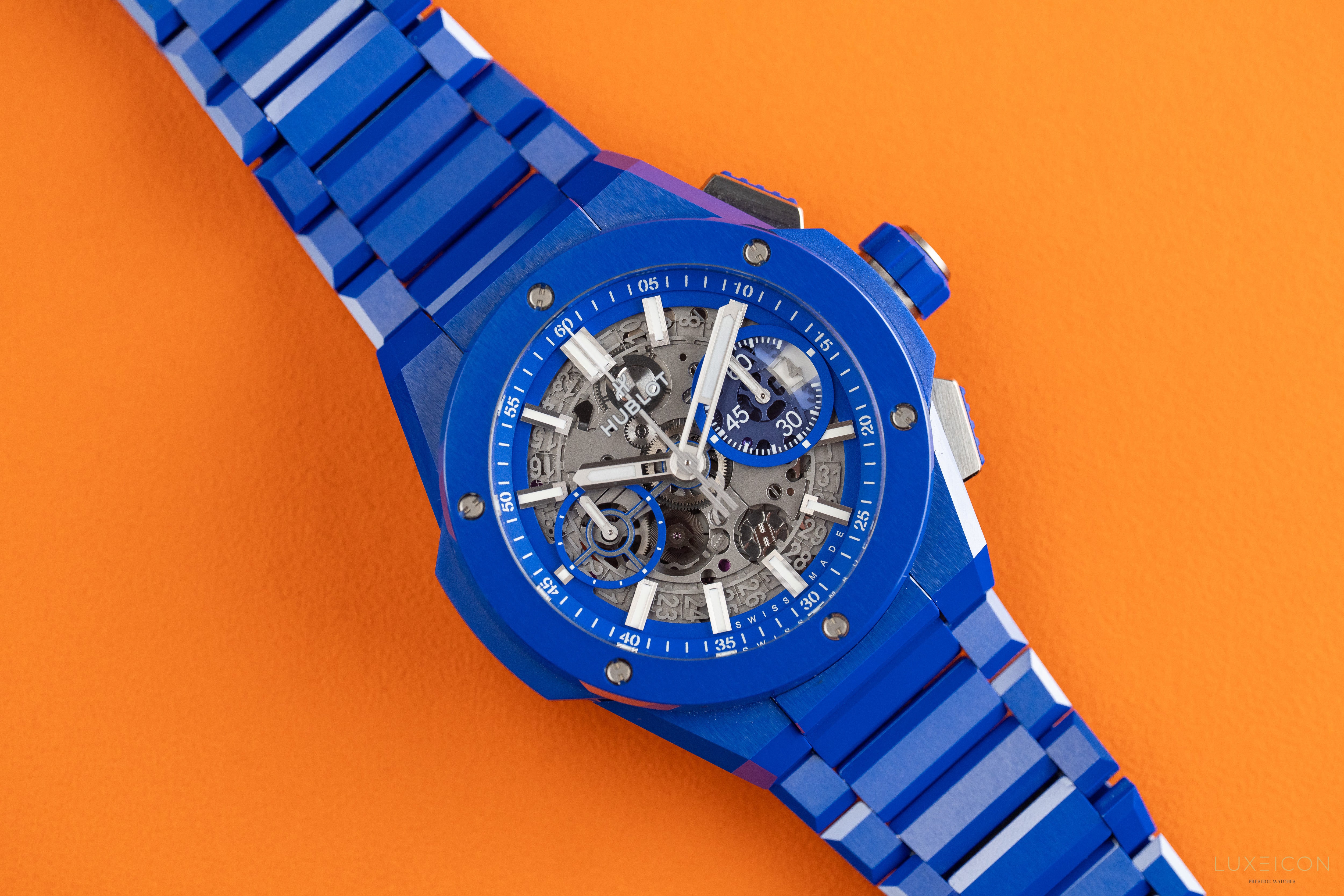 Hublot Big Bang Integrated Indigo Blue Ceramic 451.EX.5129.EX Limited Edition