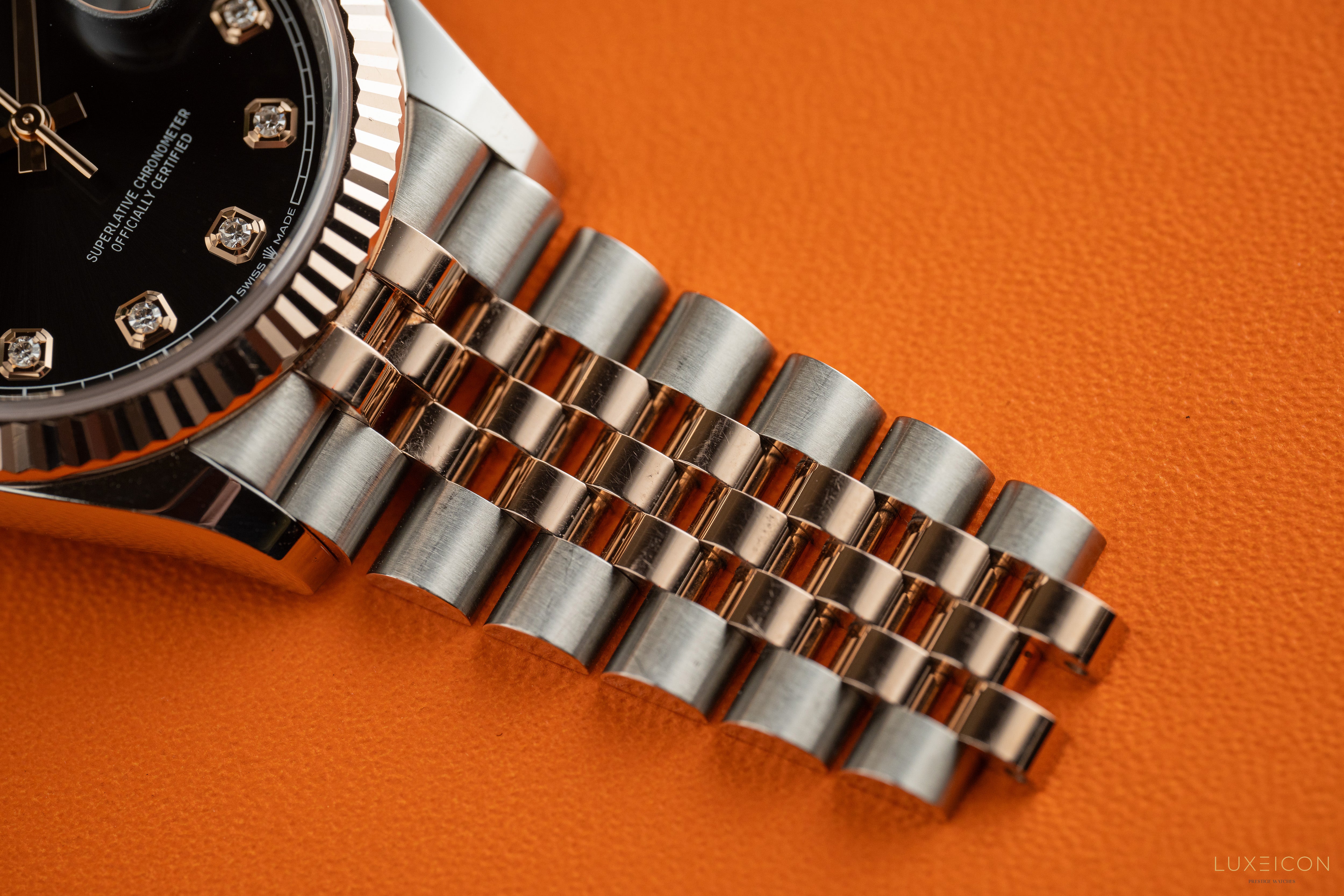 Rolex Datejust 36 126231 Datejust 36mm Two-Tone Rose Gold Black Diamond Dial Jubilee 2025