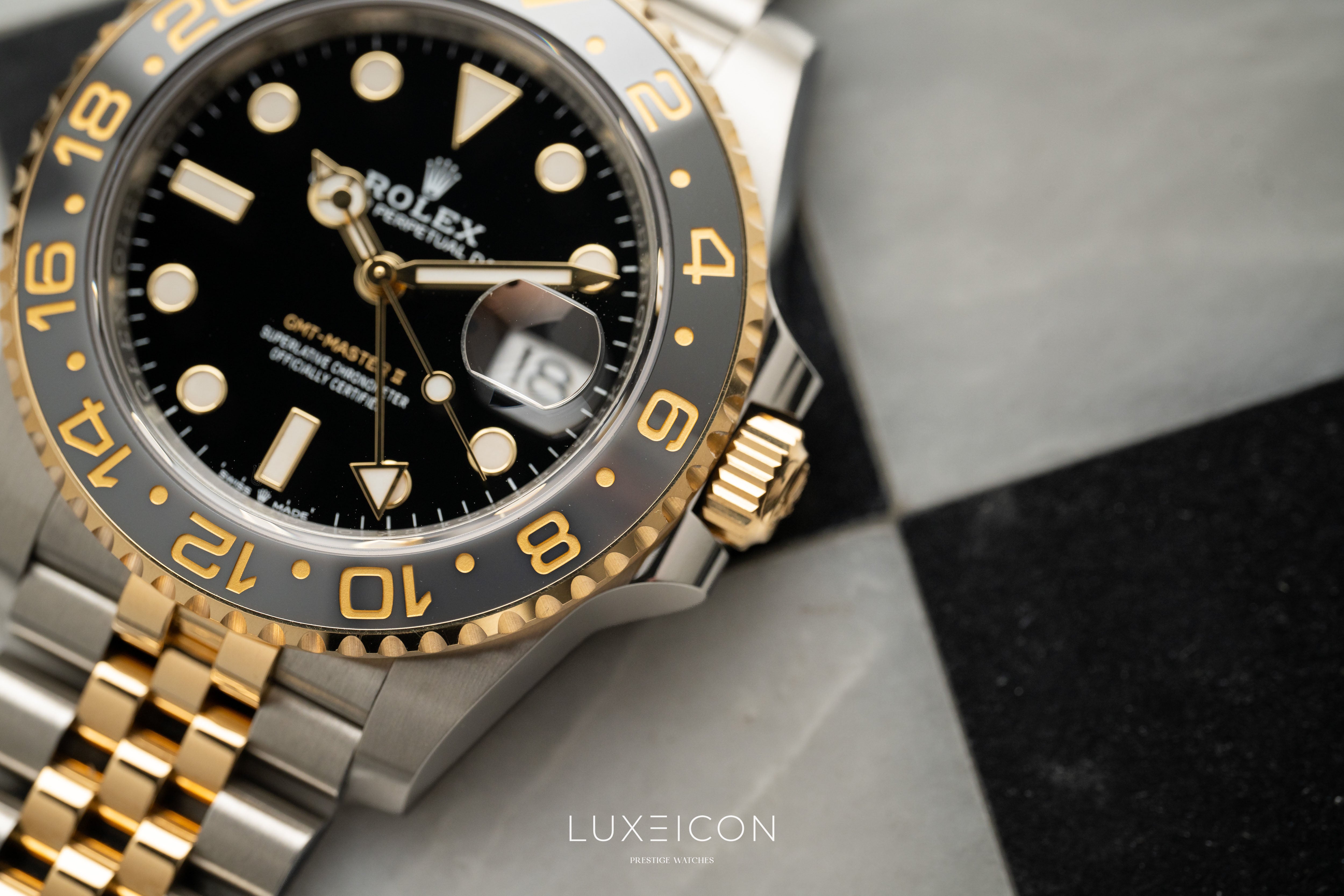Rolex GMT-Master II Zombie Bumblebee 126713GRNR Two Tone Jubilee 2026