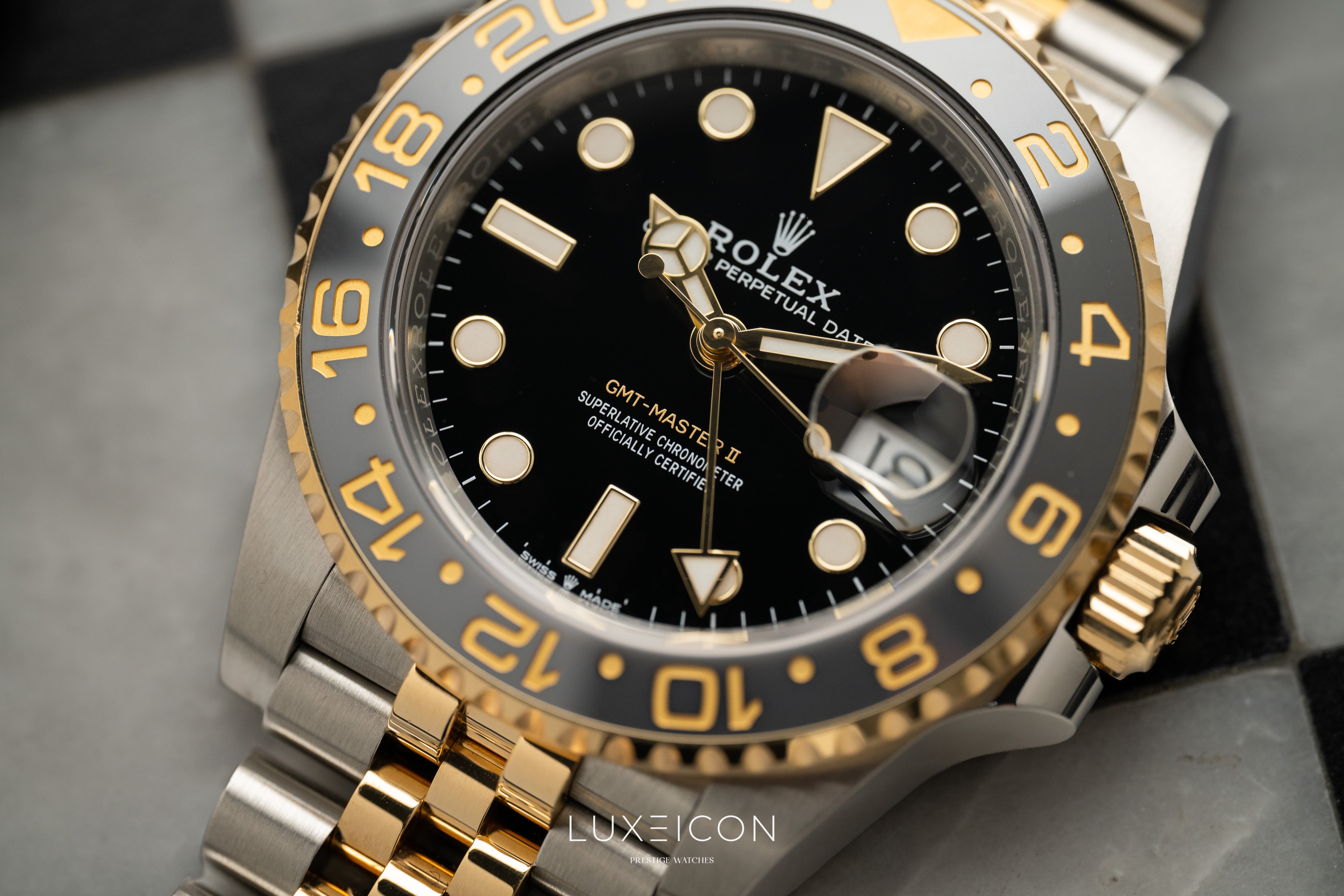 Rolex GMT-Master II Zombie Bumblebee 126713GRNR Two Tone Jubilee 2026