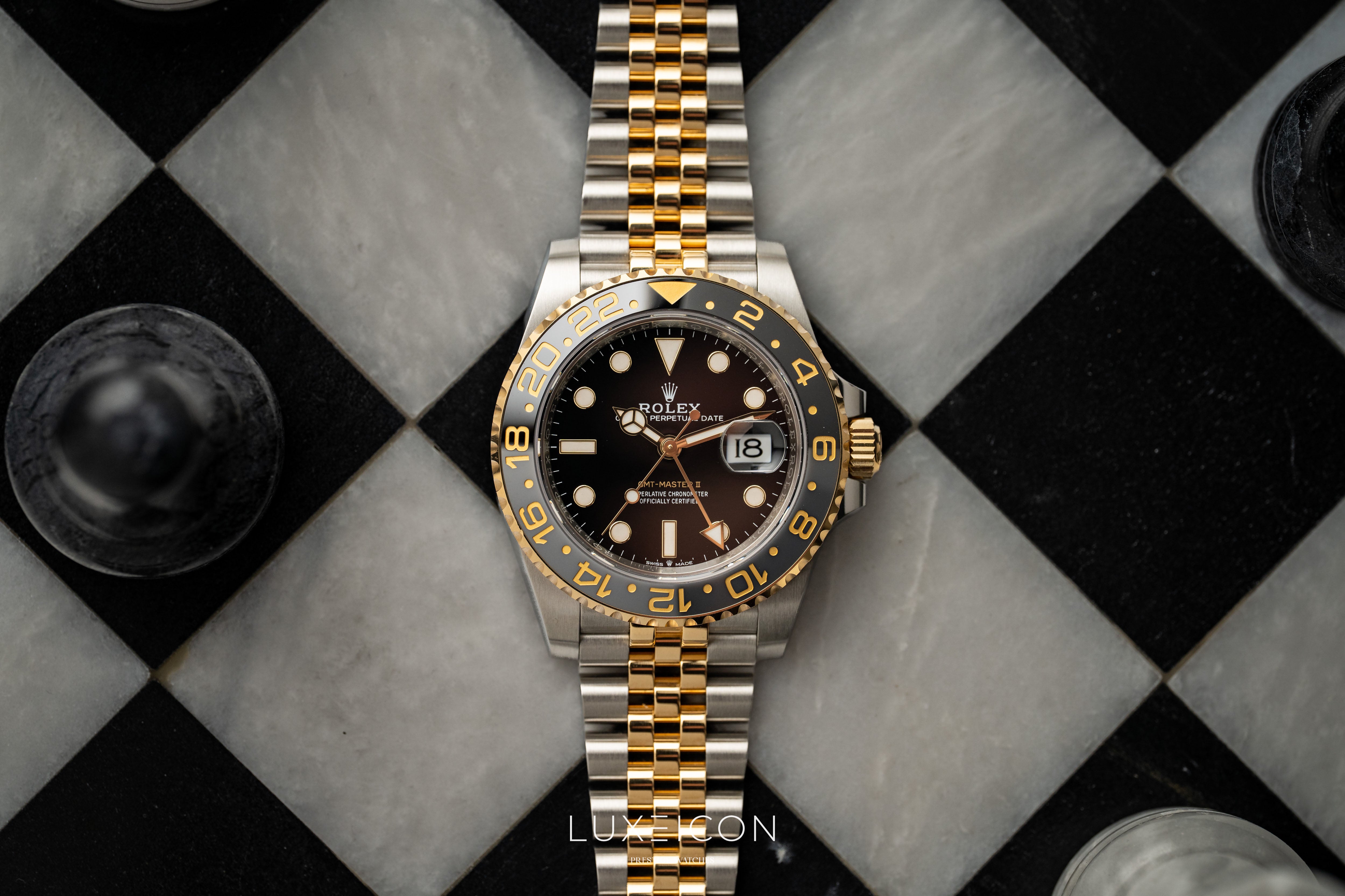 Rolex GMT-Master II Zombie Bumblebee 126713GRNR Two Tone Jubilee 2026