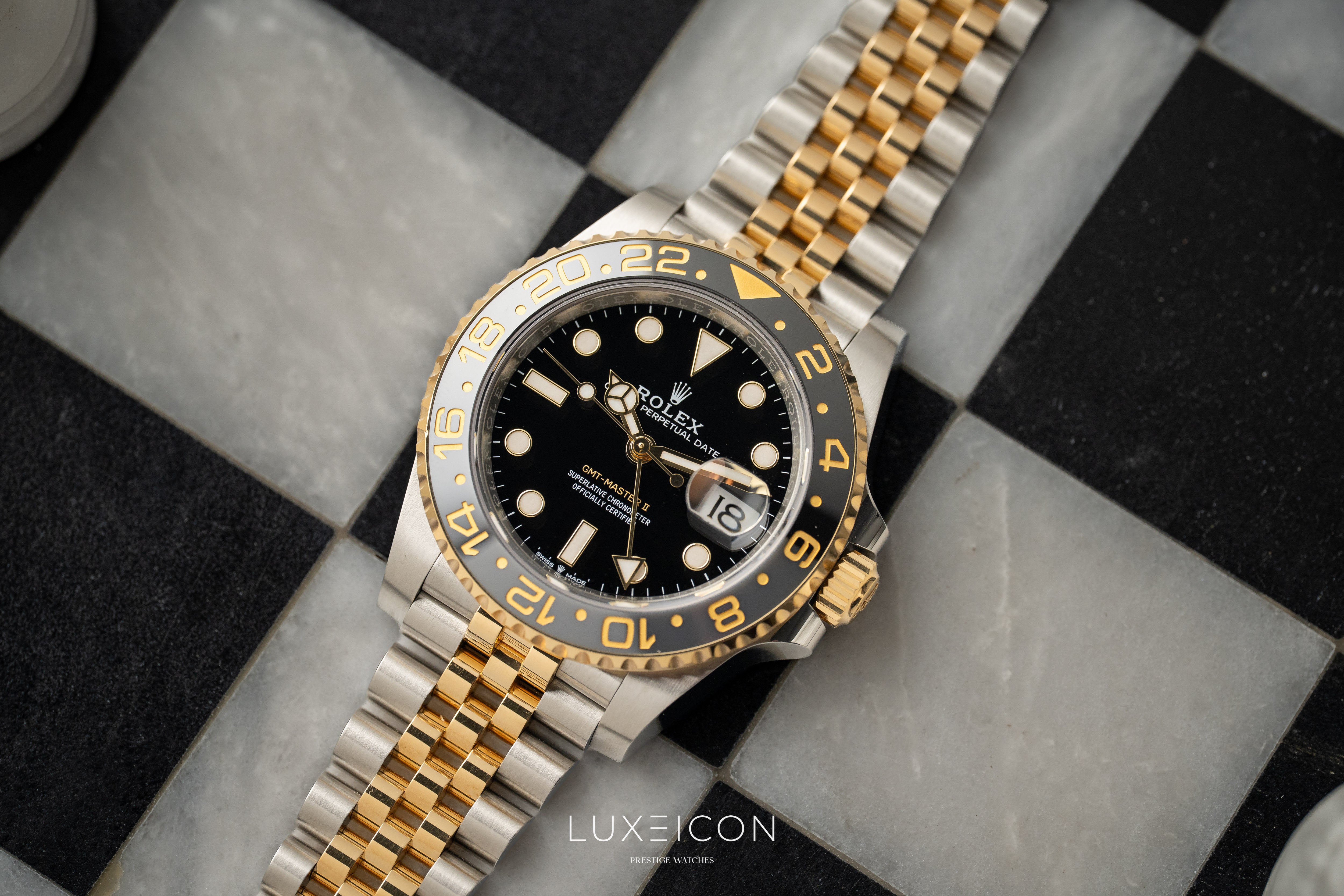 Rolex GMT-Master II Zombie Bumblebee 126713GRNR Two Tone Jubilee 2026