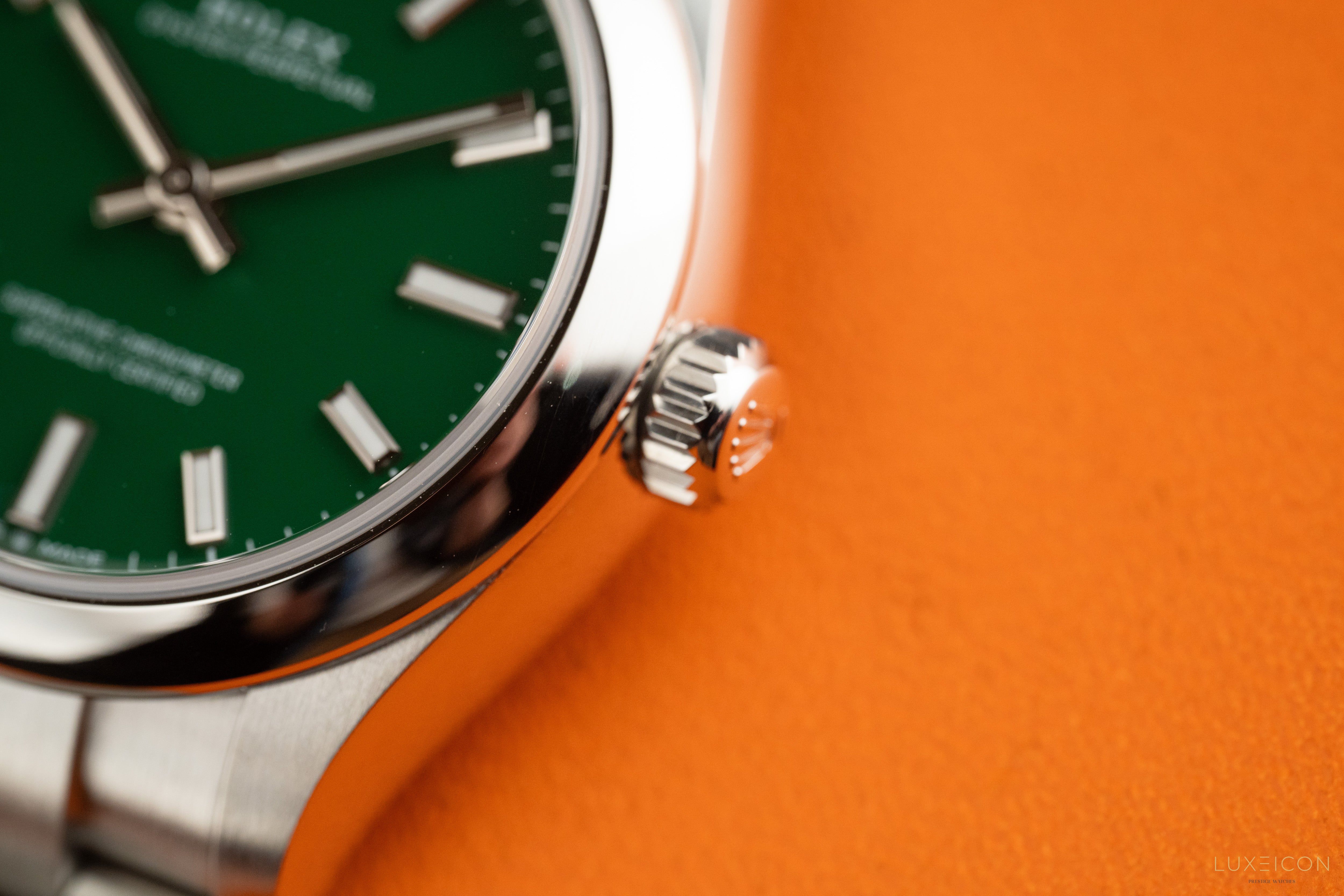 Rolex Oyster Perpetual 31 31mm Stainless Steel Green dial 2025