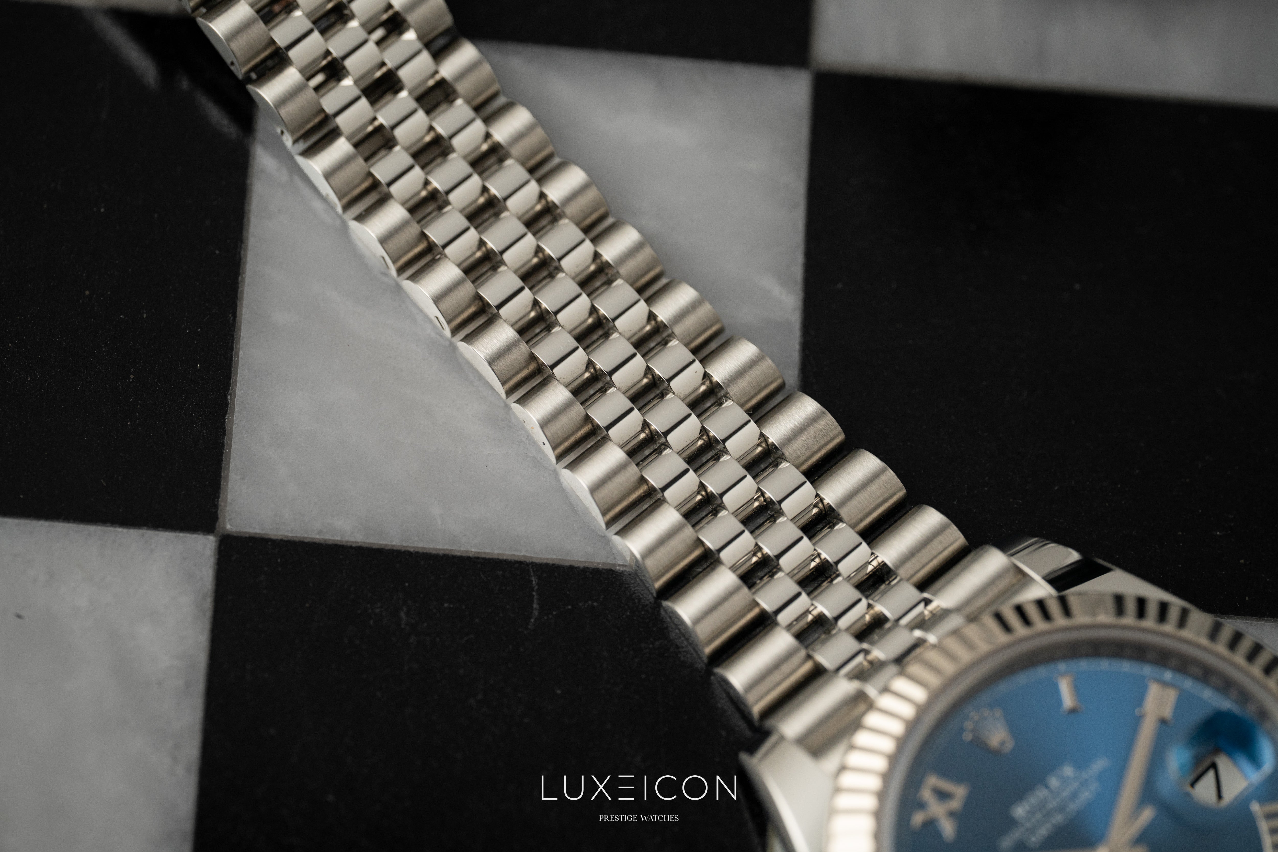 Rolex Datejust 41 126334 Blue Azzurro Roman White Gold Fluted Bezel Jubilee 2026