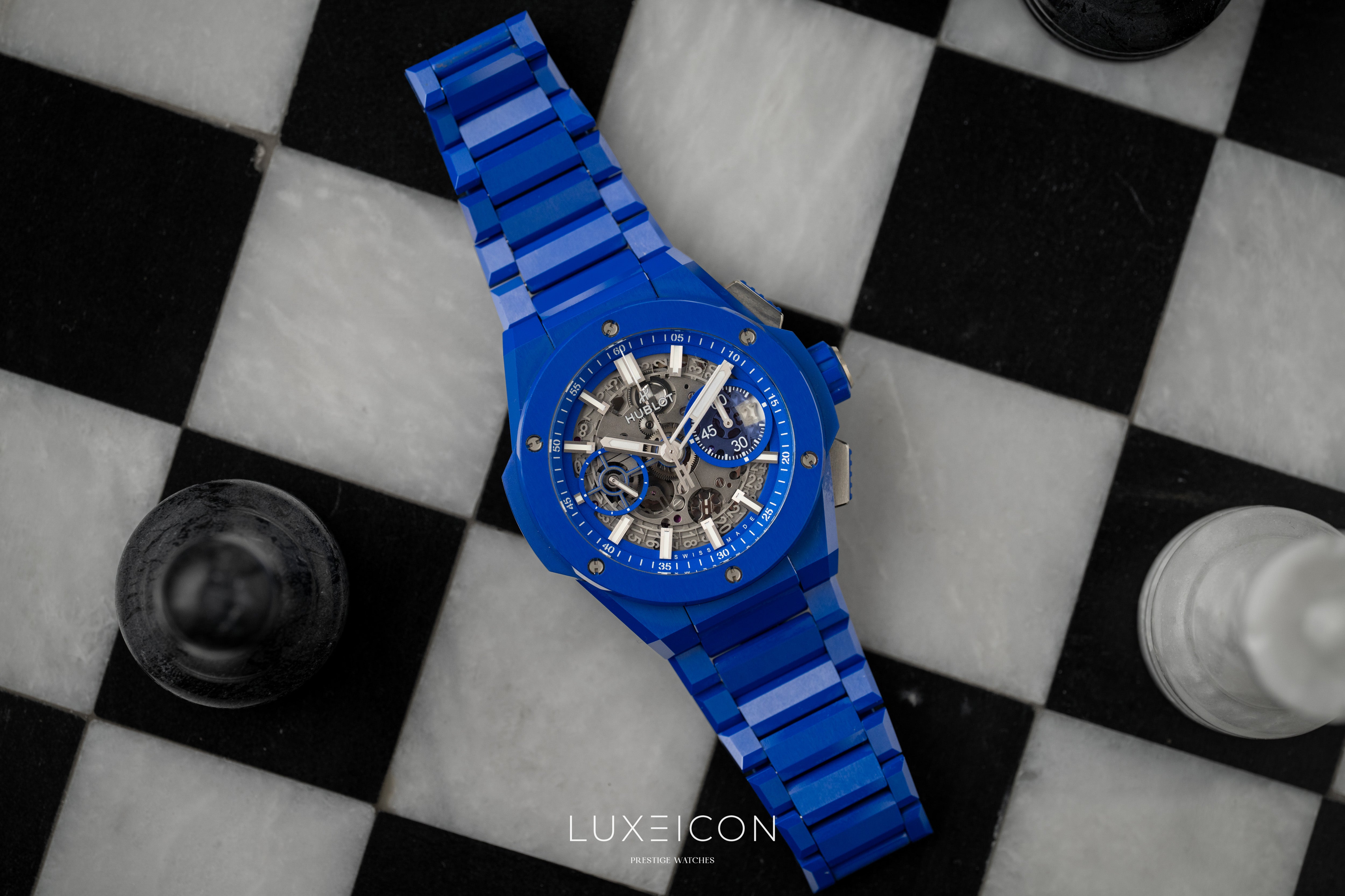 Hublot Big Bang Integrated Indigo Blue Ceramic 451.EX.5129.EX Limited Edition