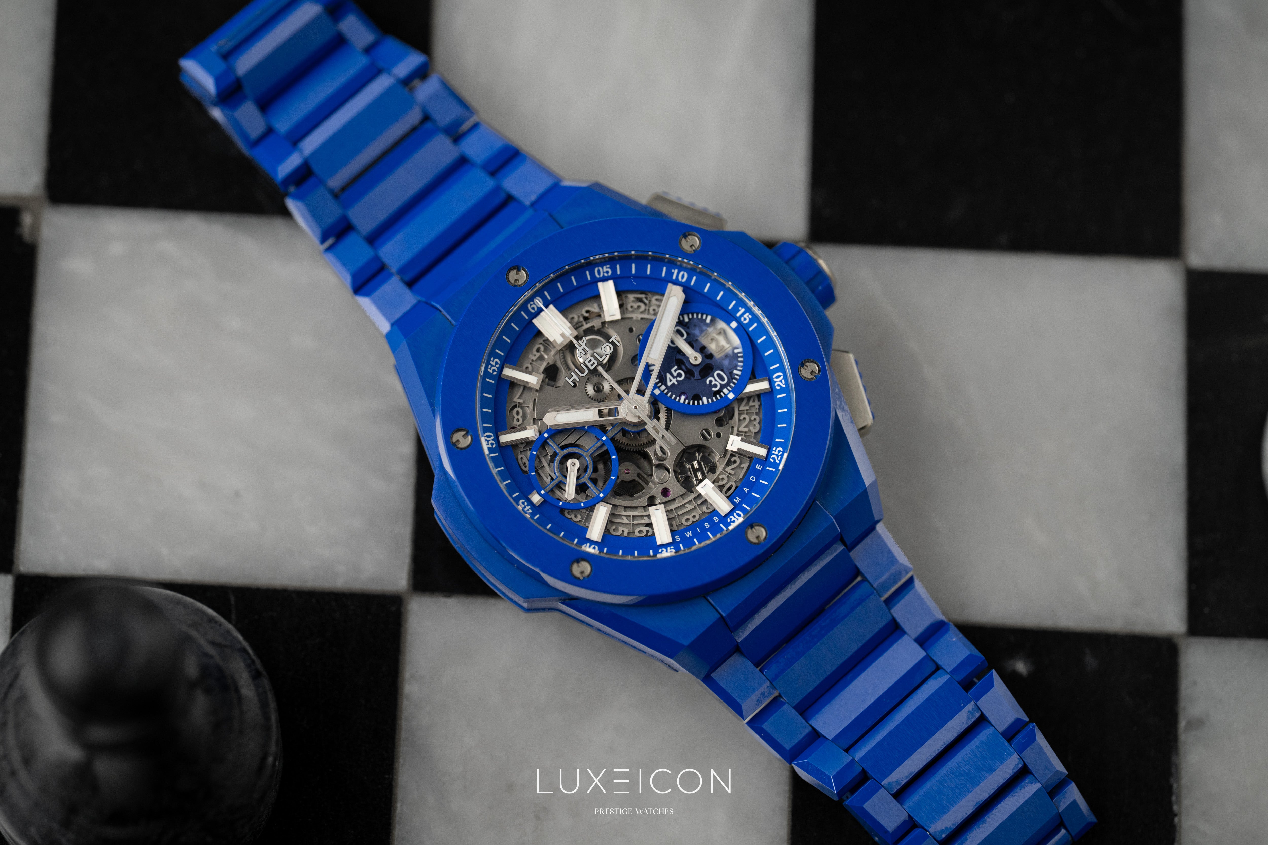 Hublot Big Bang Integrated Indigo Blue Ceramic 451.EX.5129.EX Limited Edition