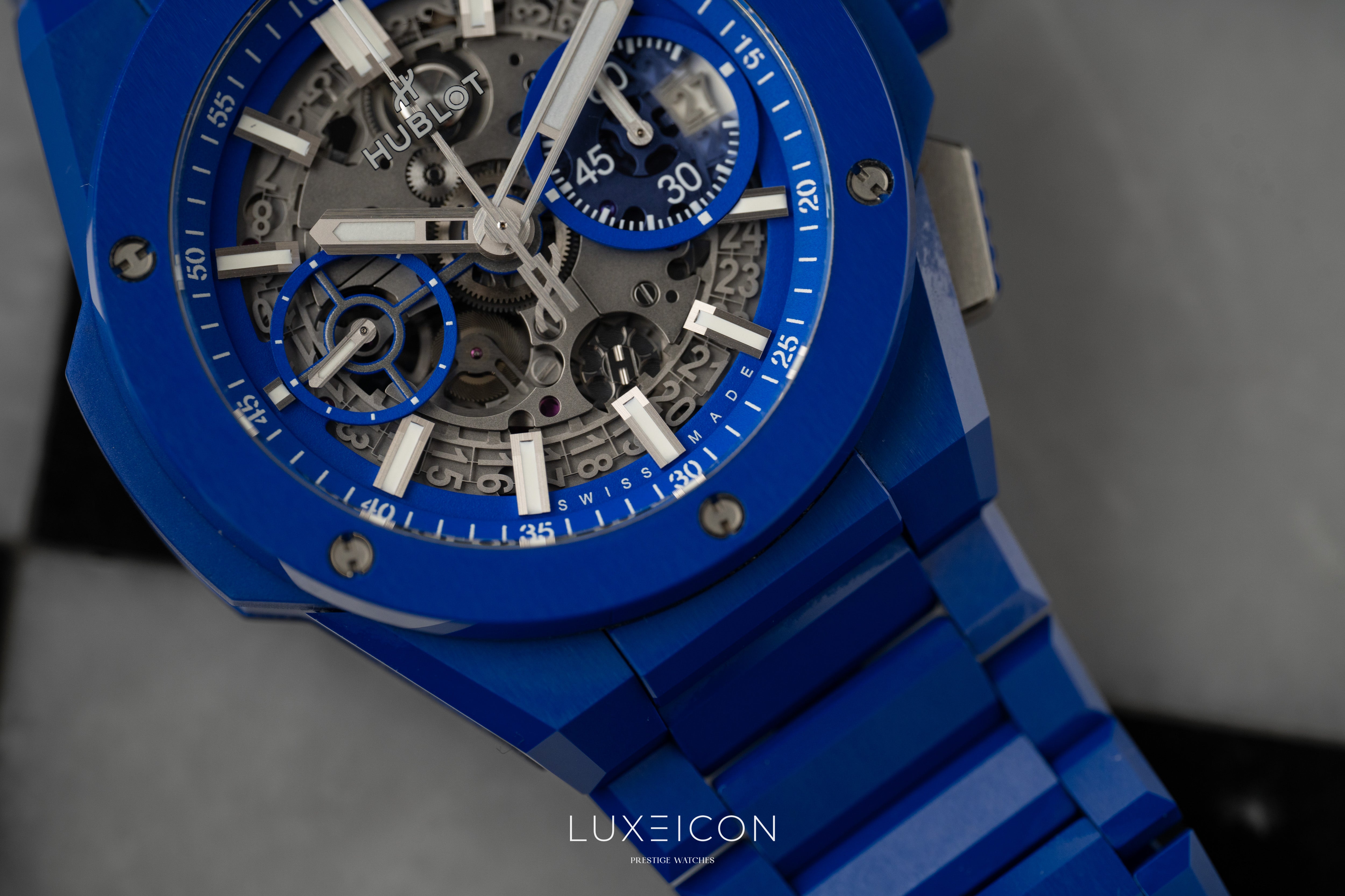 Hublot Big Bang Integrated Indigo Blue Ceramic 451.EX.5129.EX Limited Edition