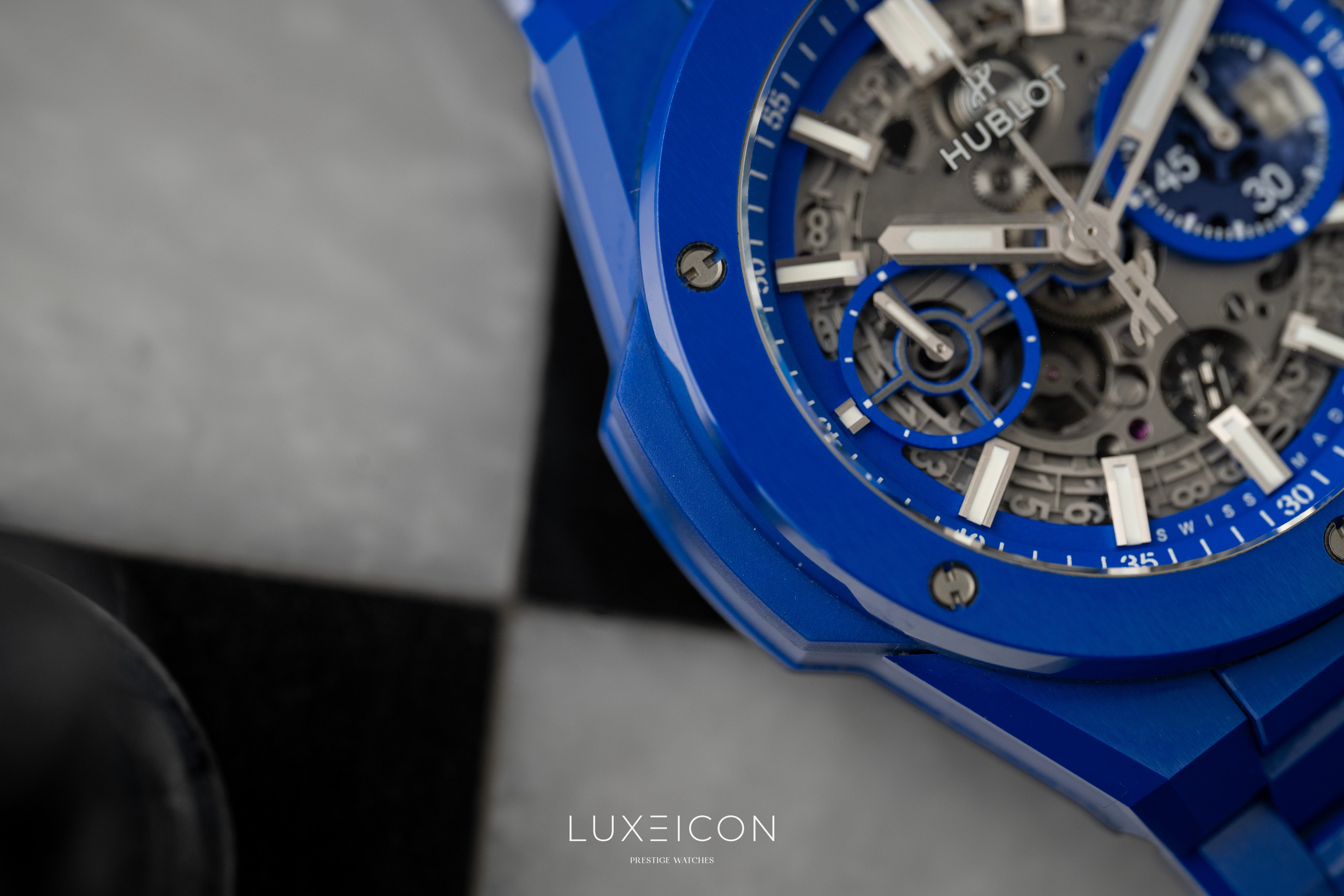 Hublot Big Bang Integrated Indigo Blue Ceramic 451.EX.5129.EX Limited Edition