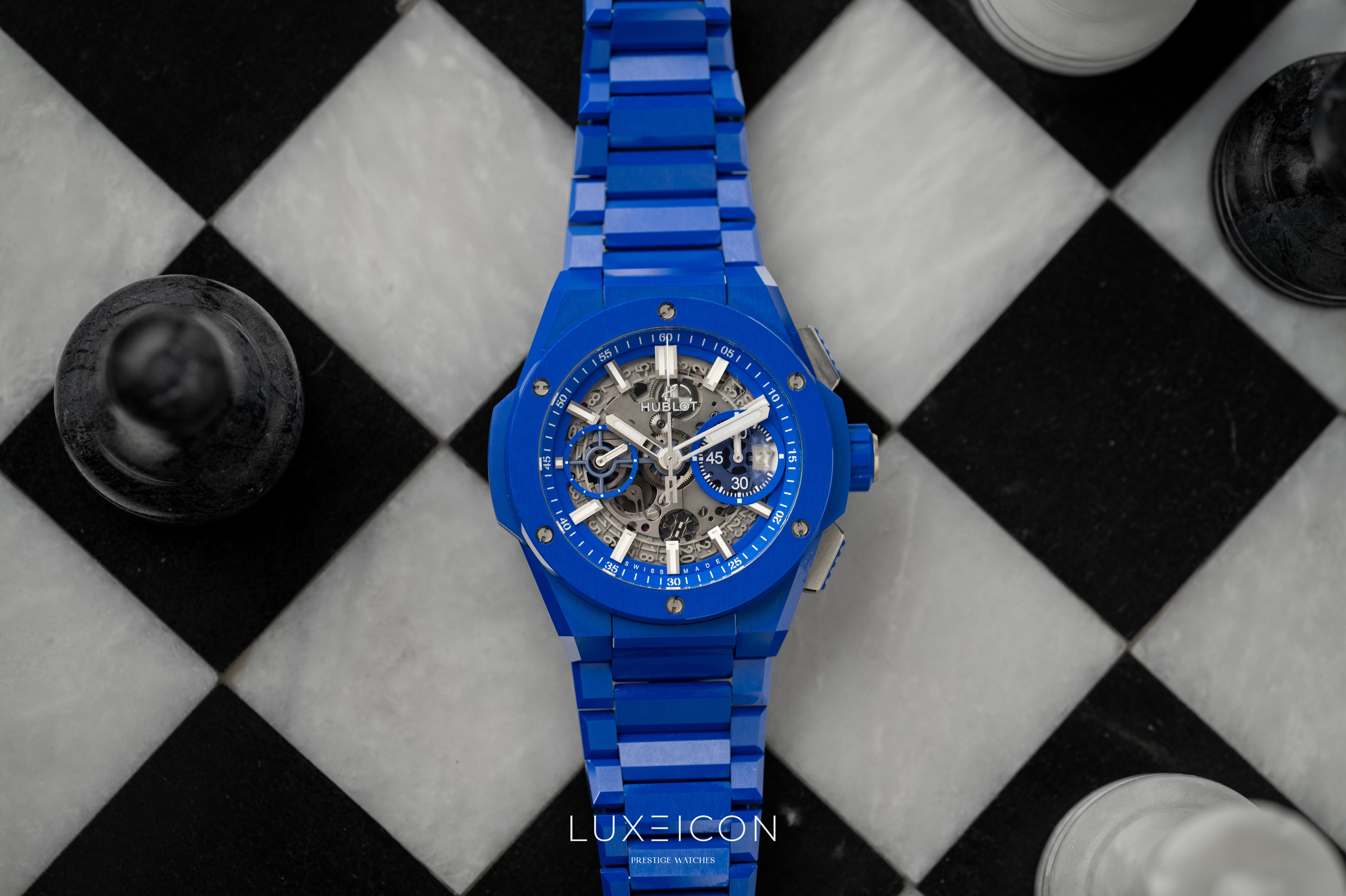 Hublot Big Bang Integrated Indigo Blue Ceramic 451.EX.5129.EX Limited Edition
