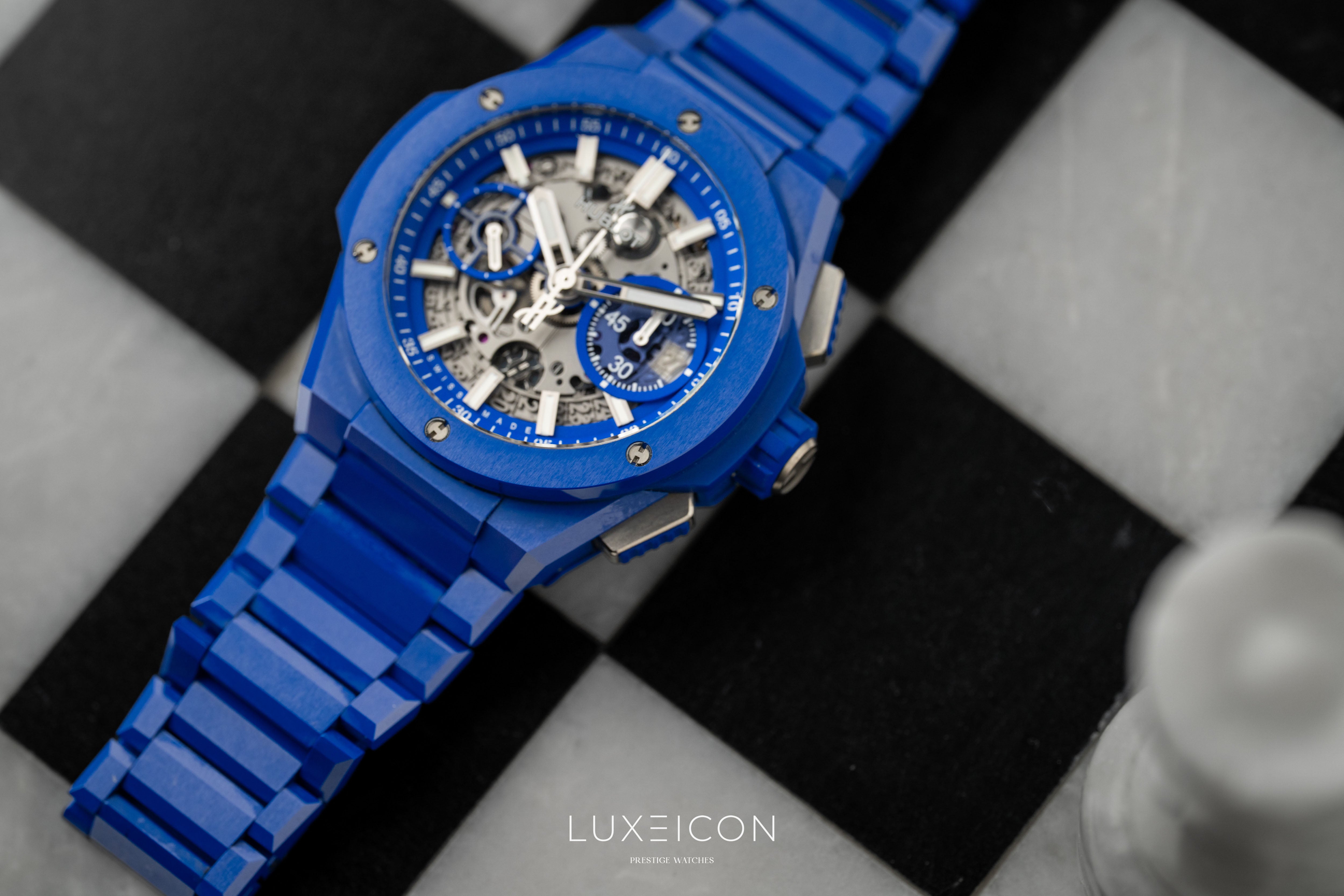 Hublot Big Bang Integrated Indigo Blue Ceramic 451.EX.5129.EX Limited Edition