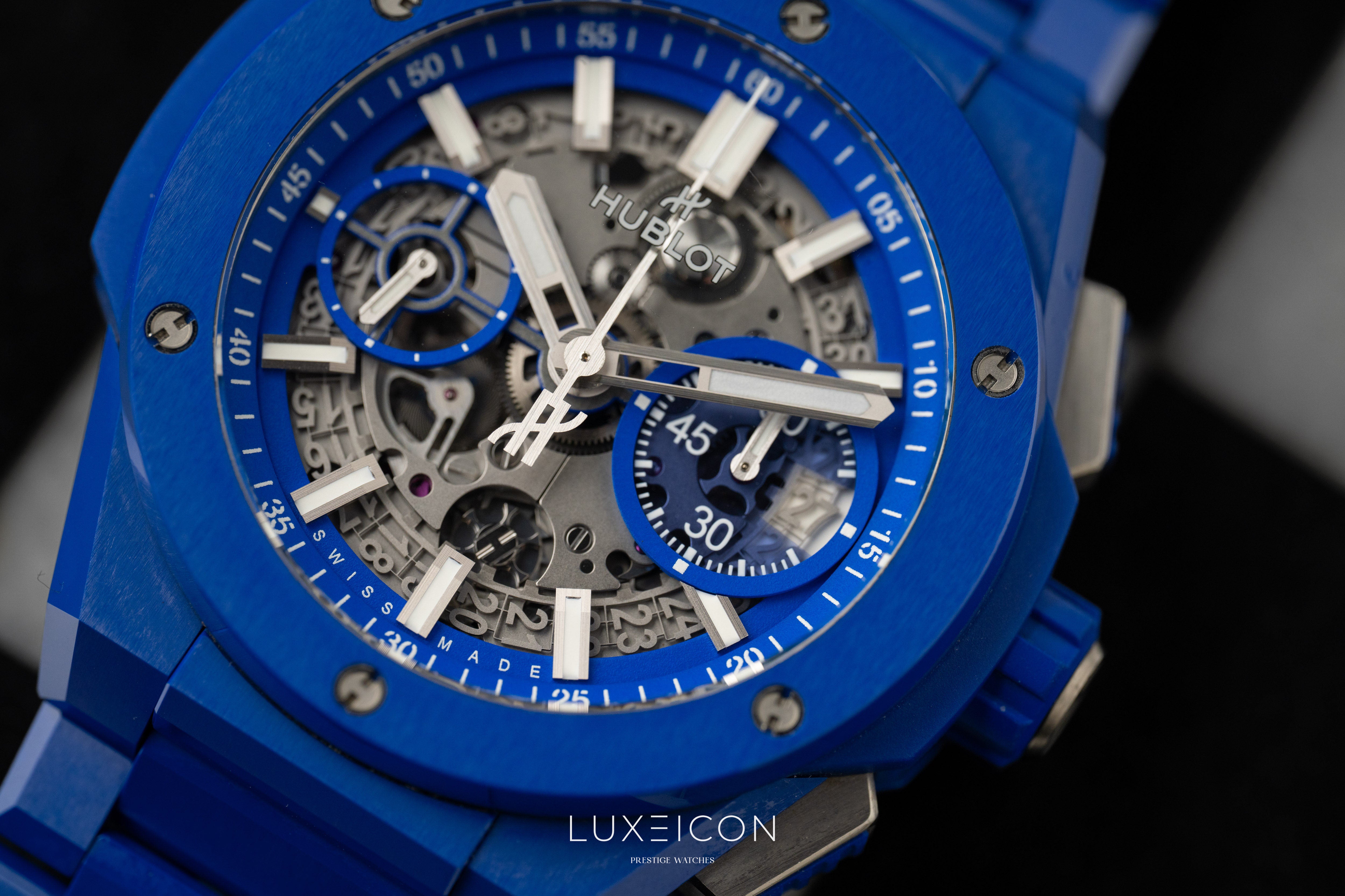 Hublot Big Bang Integrated Indigo Blue Ceramic 451.EX.5129.EX Limited Edition