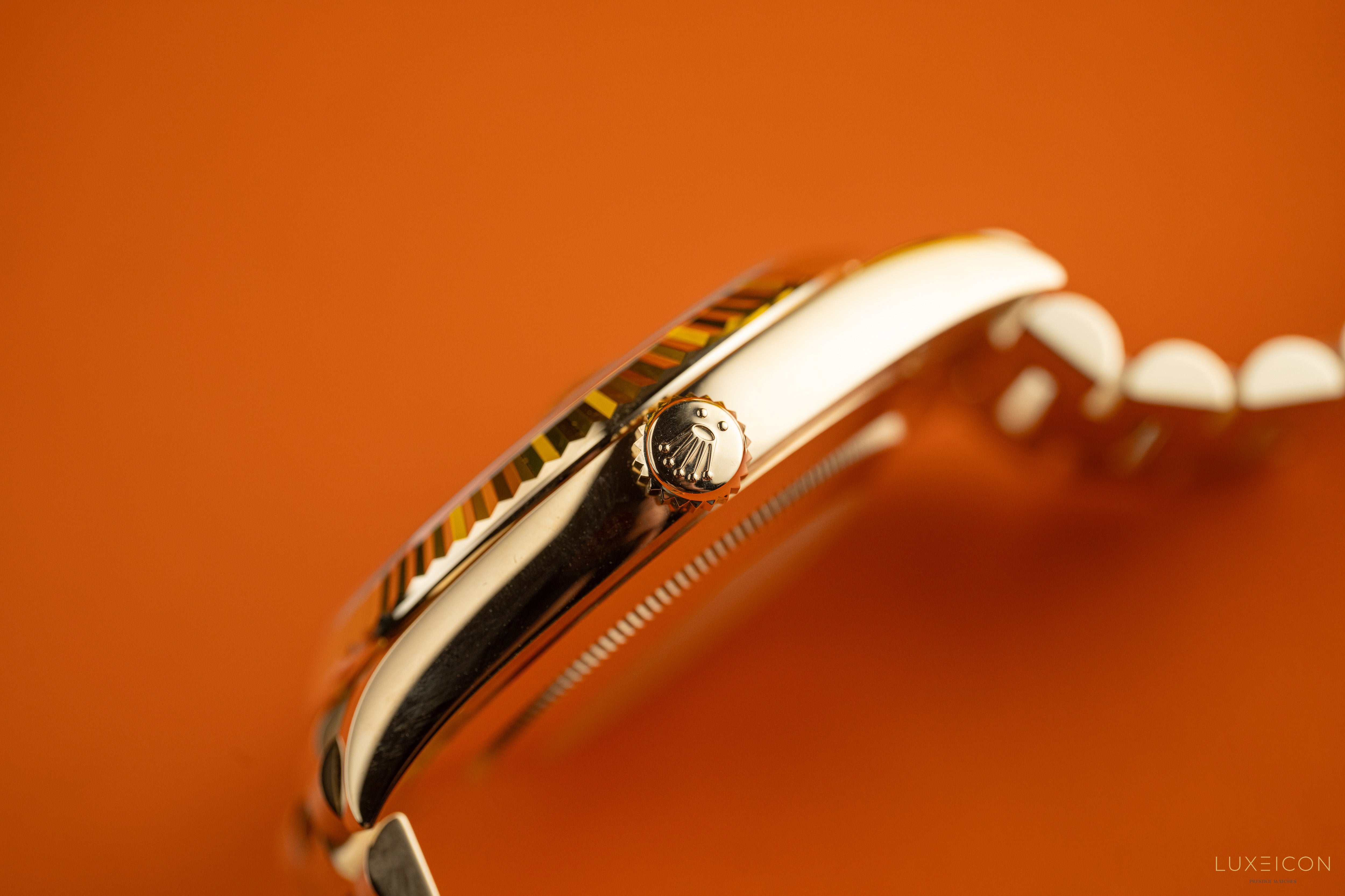 Rolex Day-Date 40mm 228238 Champagne 18K Yellow Gold President Diamond Baguette 2025