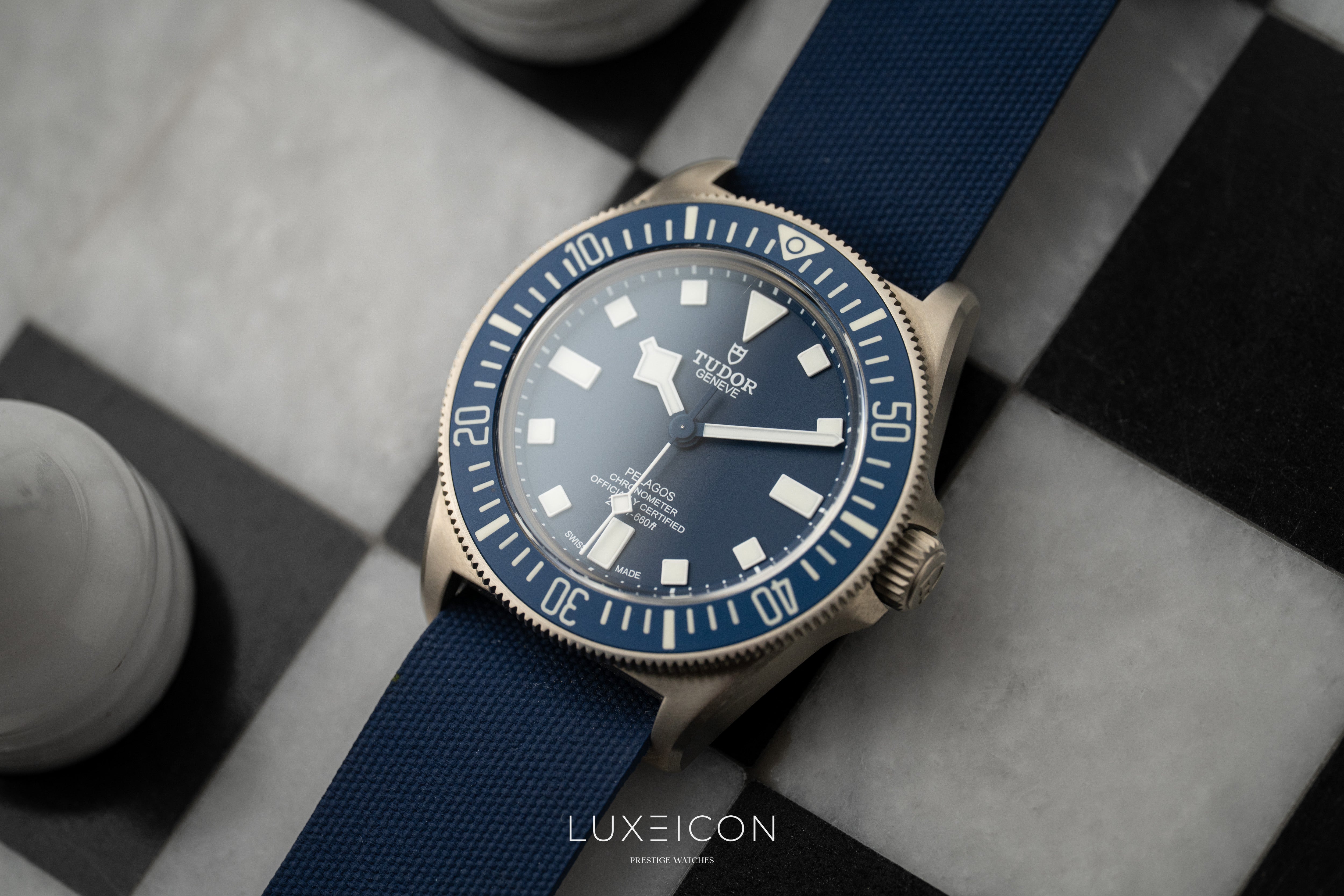 Tudor Pelagos FXD | Titanium | Blue Dial | 25707B/24| Box & Papers | 2025