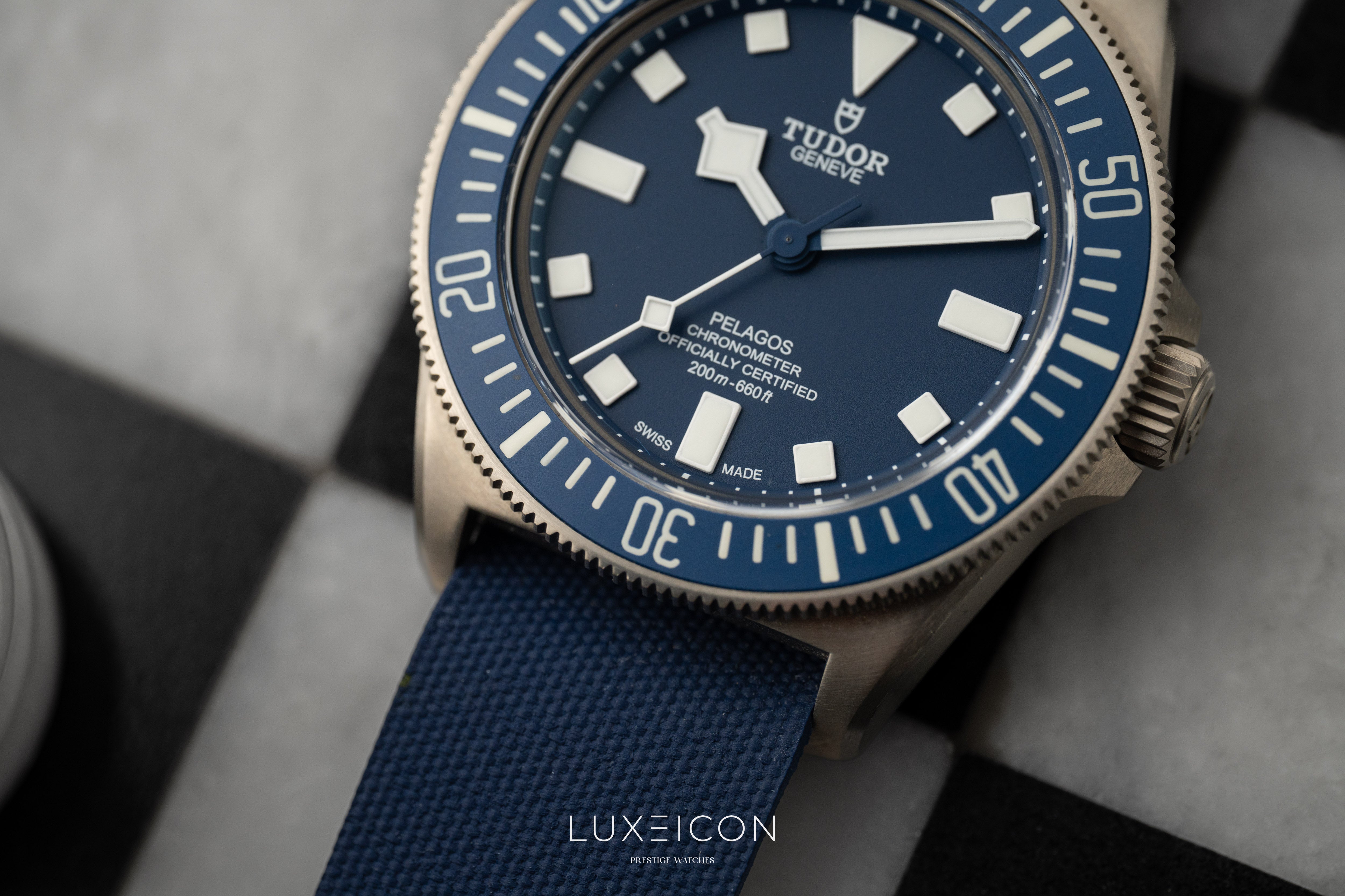Tudor Pelagos FXD | Titanium | Blue Dial | 25707B/24| Box & Papers | 2025