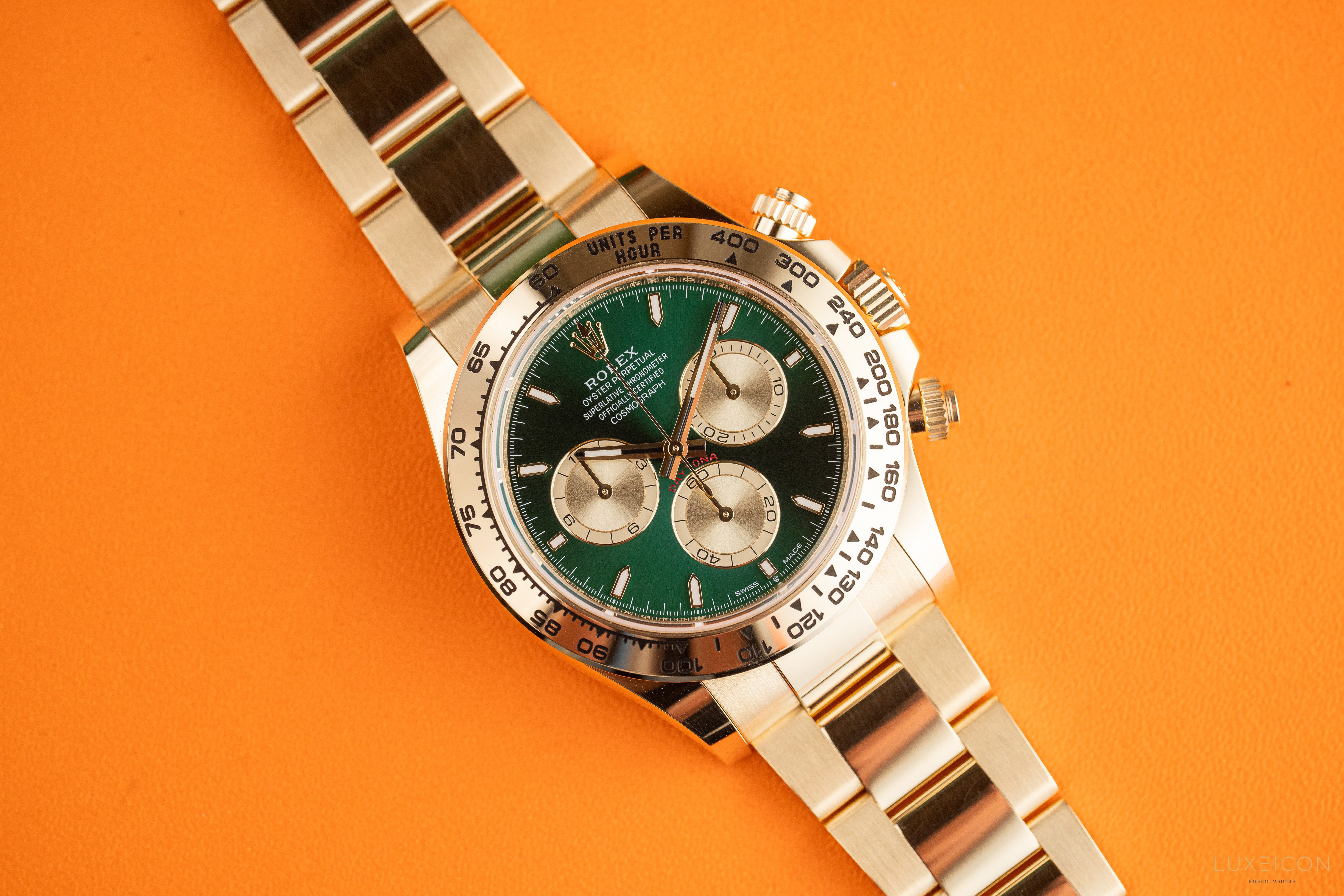 Rolex Cosmograph Daytona Yellow Gold Green Dial John Mayer 2.0 126508 2025