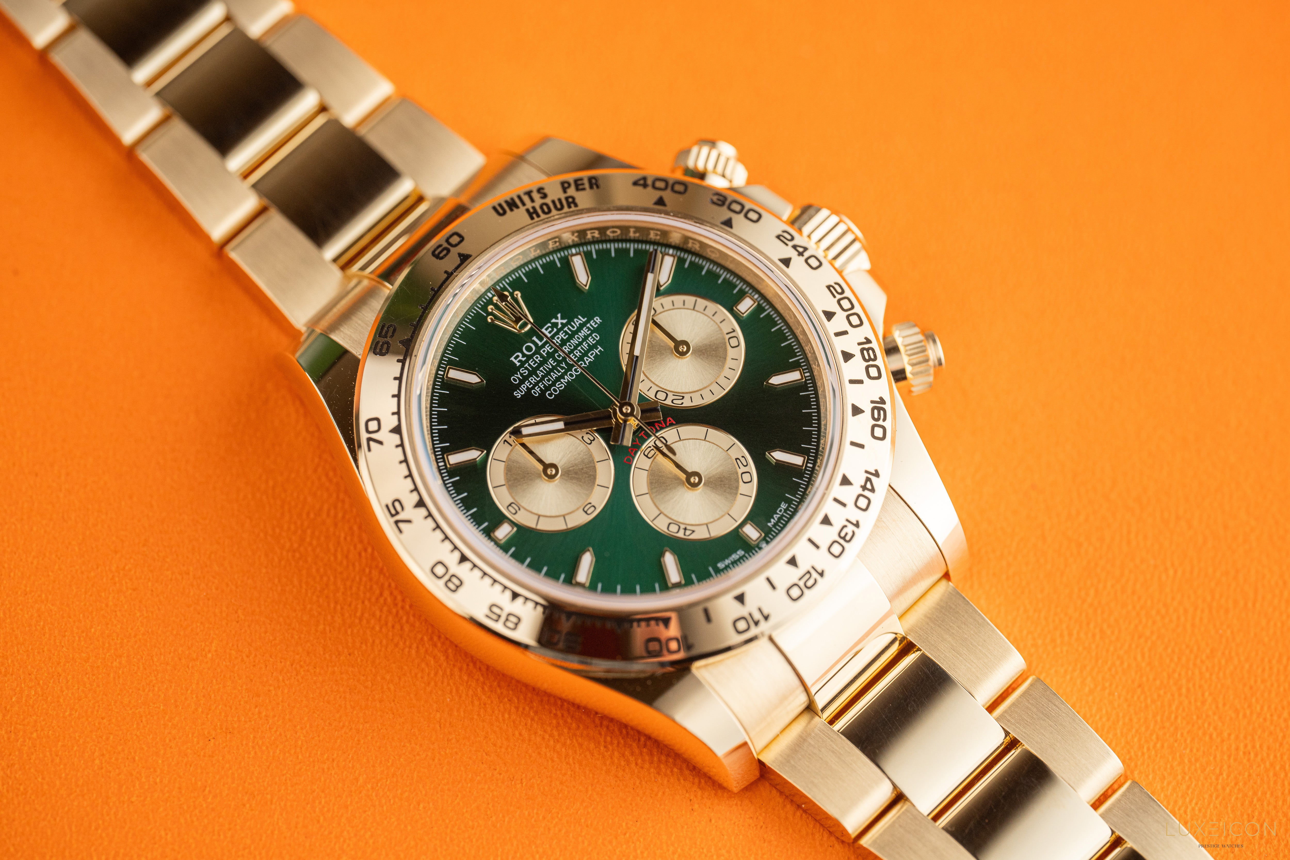 Rolex Cosmograph Daytona Yellow Gold Green Dial John Mayer 2.0 126508 2025