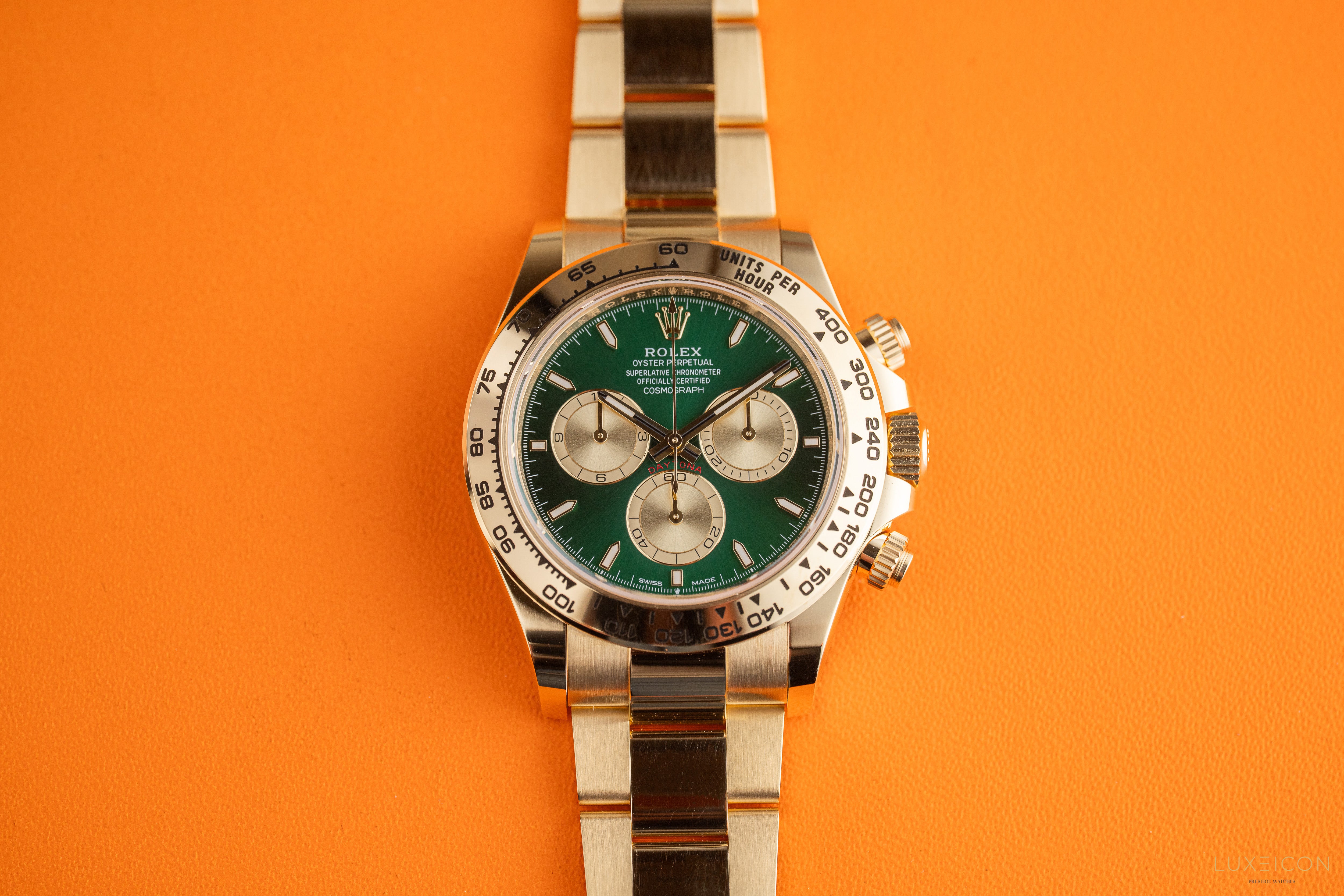 Rolex Cosmograph Daytona Yellow Gold Green Dial John Mayer 2.0 126508 2025