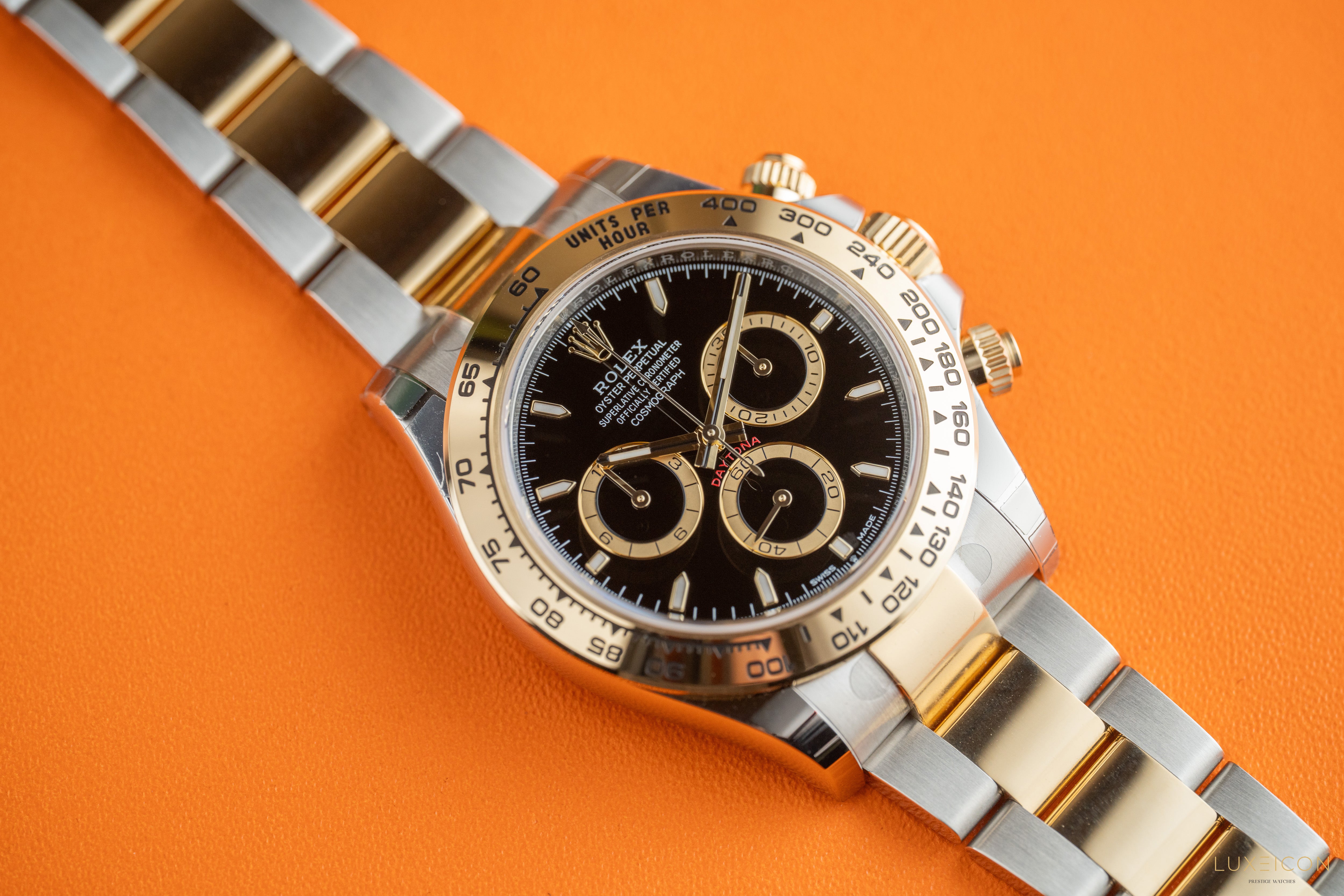 Rolex Daytona Cosmograph 126503 Two Tone Yellow Gold Steel Black Dial 2025