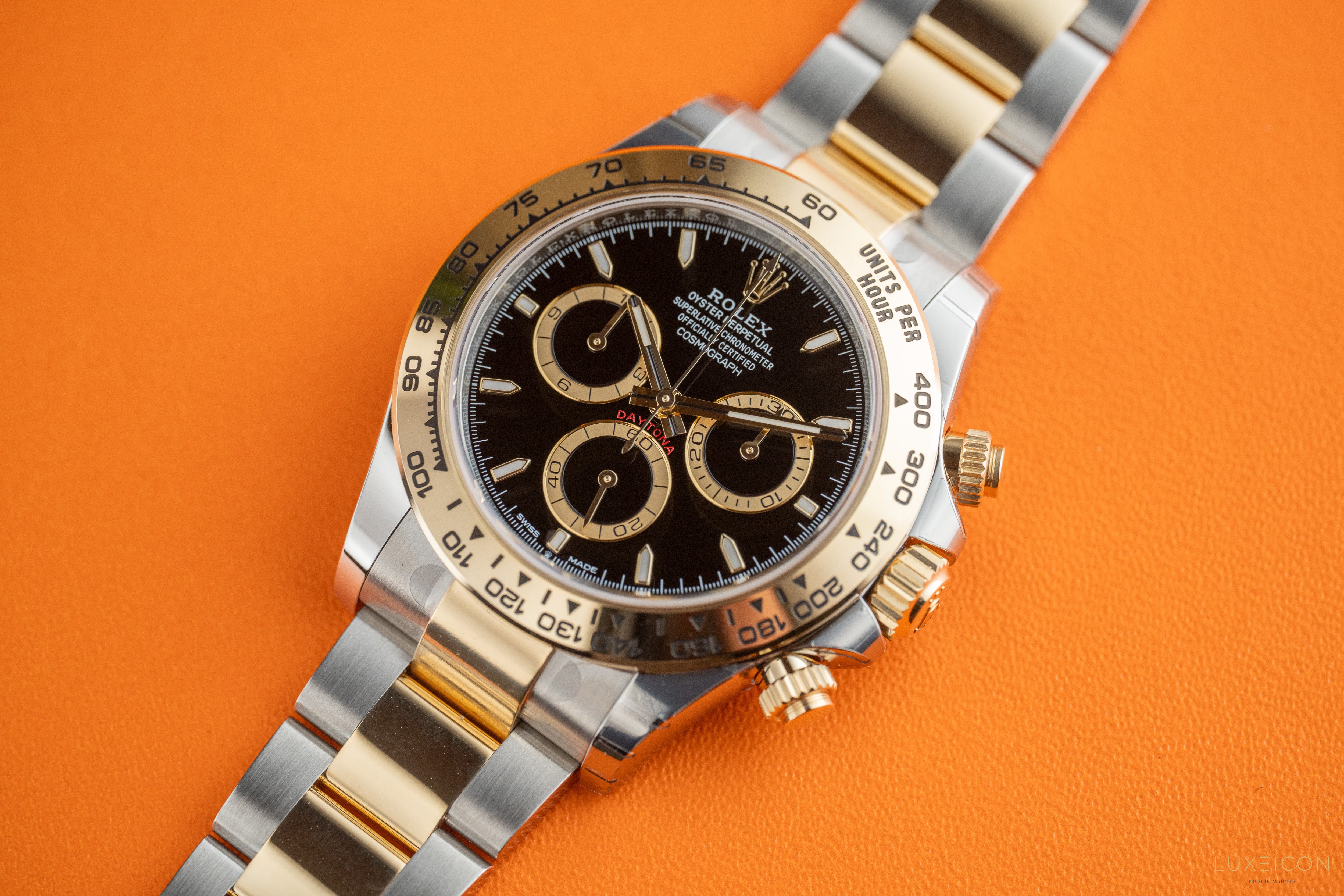 Rolex Daytona Cosmograph 126503 Two Tone Yellow Gold Steel Black Dial 2025