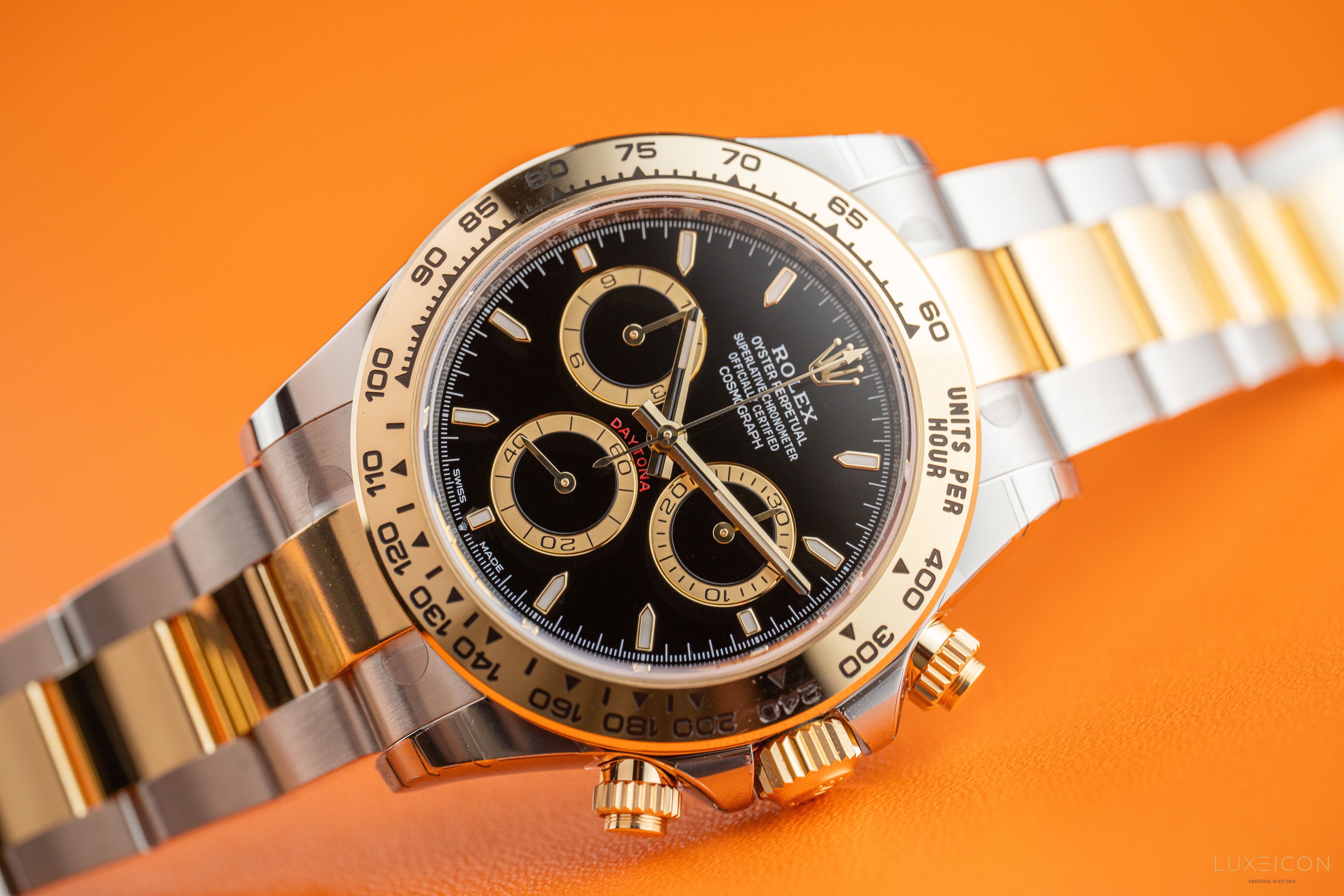 Rolex Daytona Cosmograph 126503 Two Tone Yellow Gold Steel Black Dial 2025