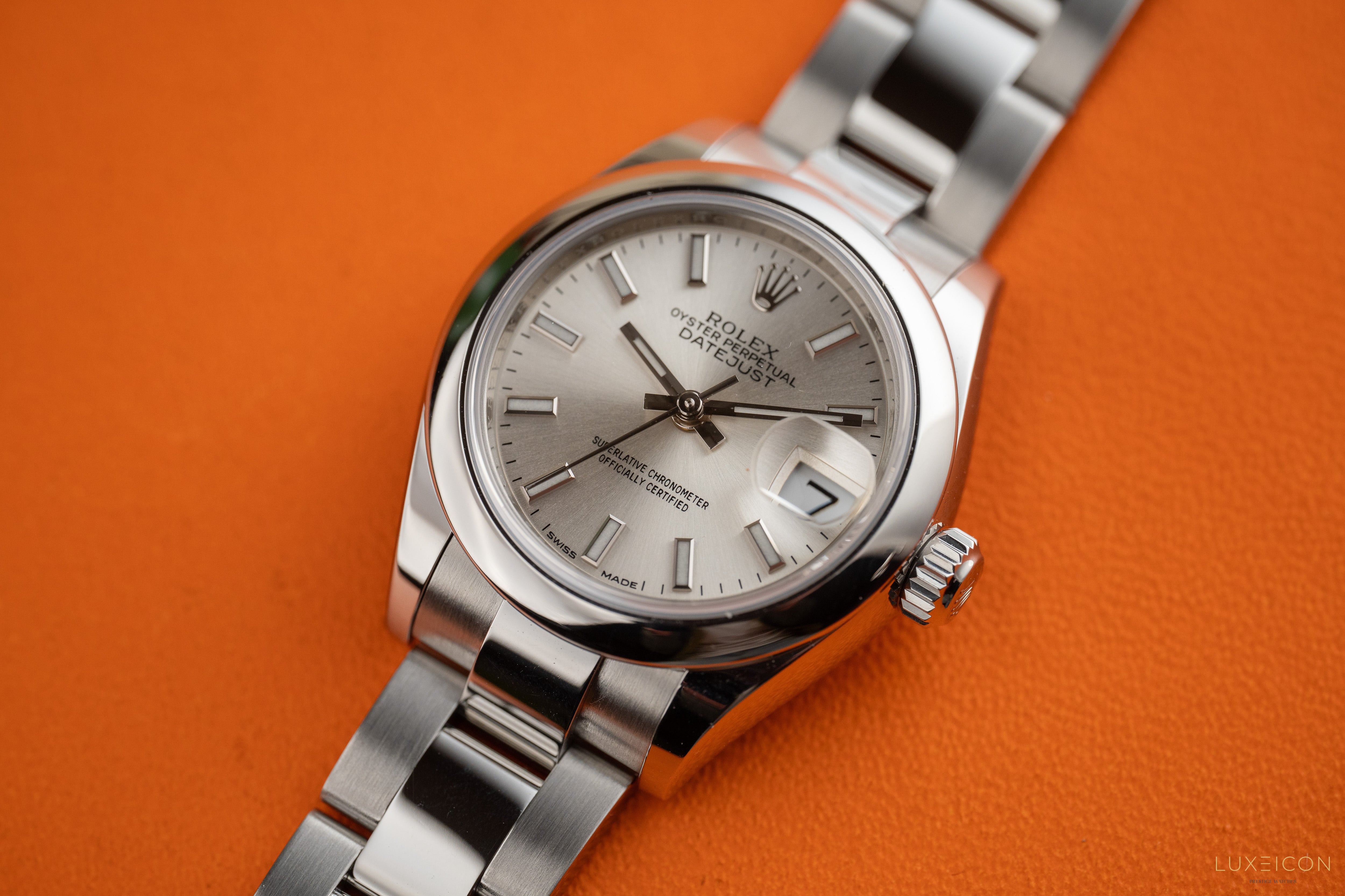 Rolex Lady-Datejust 279160 28mm Stainless Steel Silver Dial Oyster Bracelet 2019